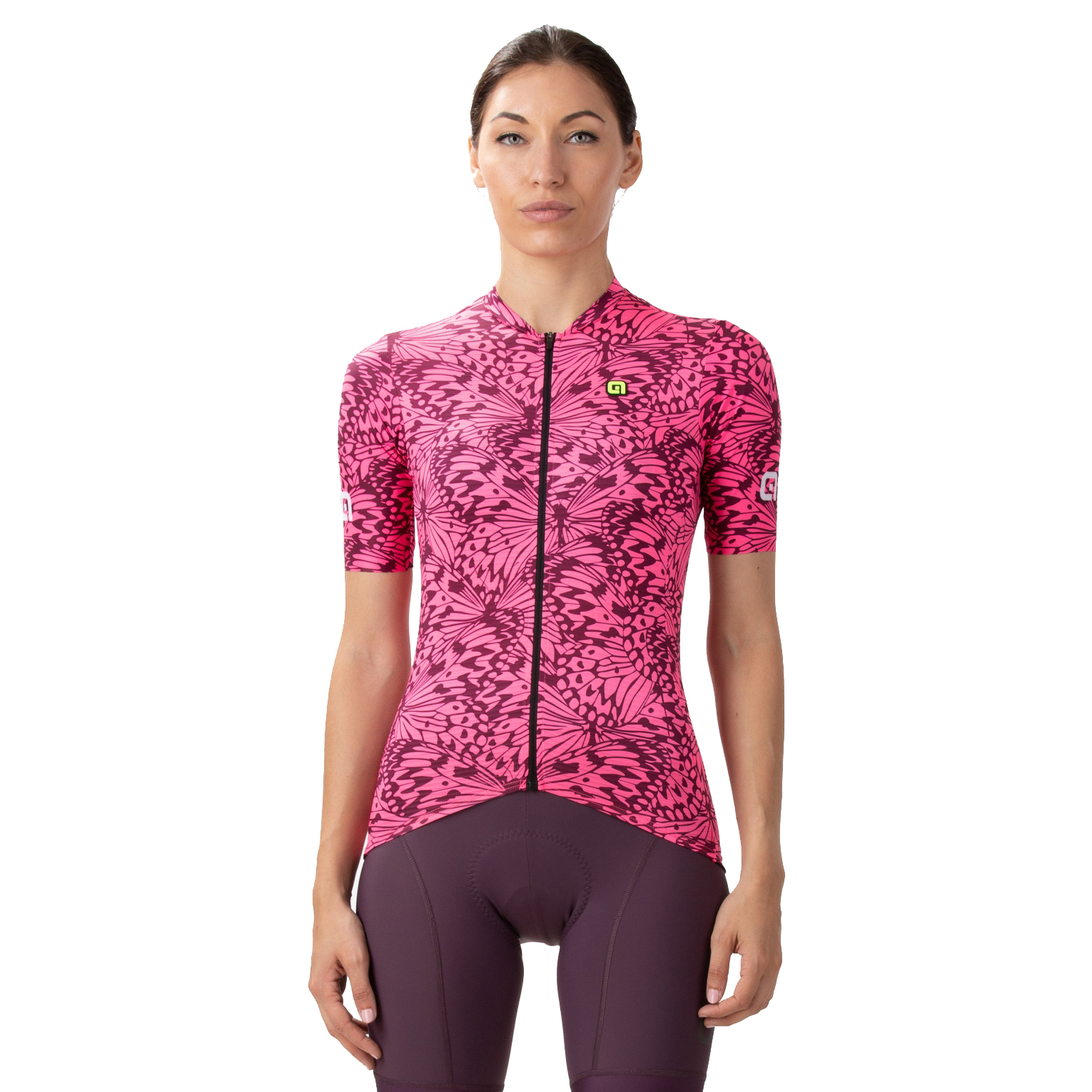Alé PR-E Papillon Short Sleeve Jersey Women - fluo pink | BIKE24