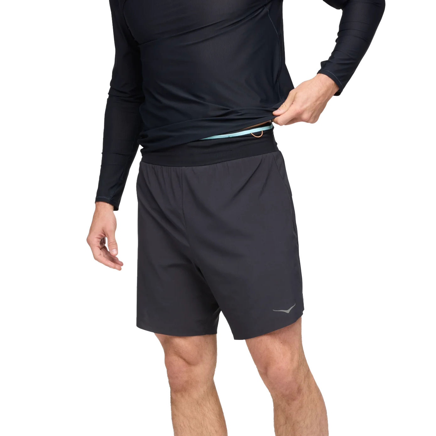 Productfoto van Hoka Skyglide Trail-Short Heren - zwart