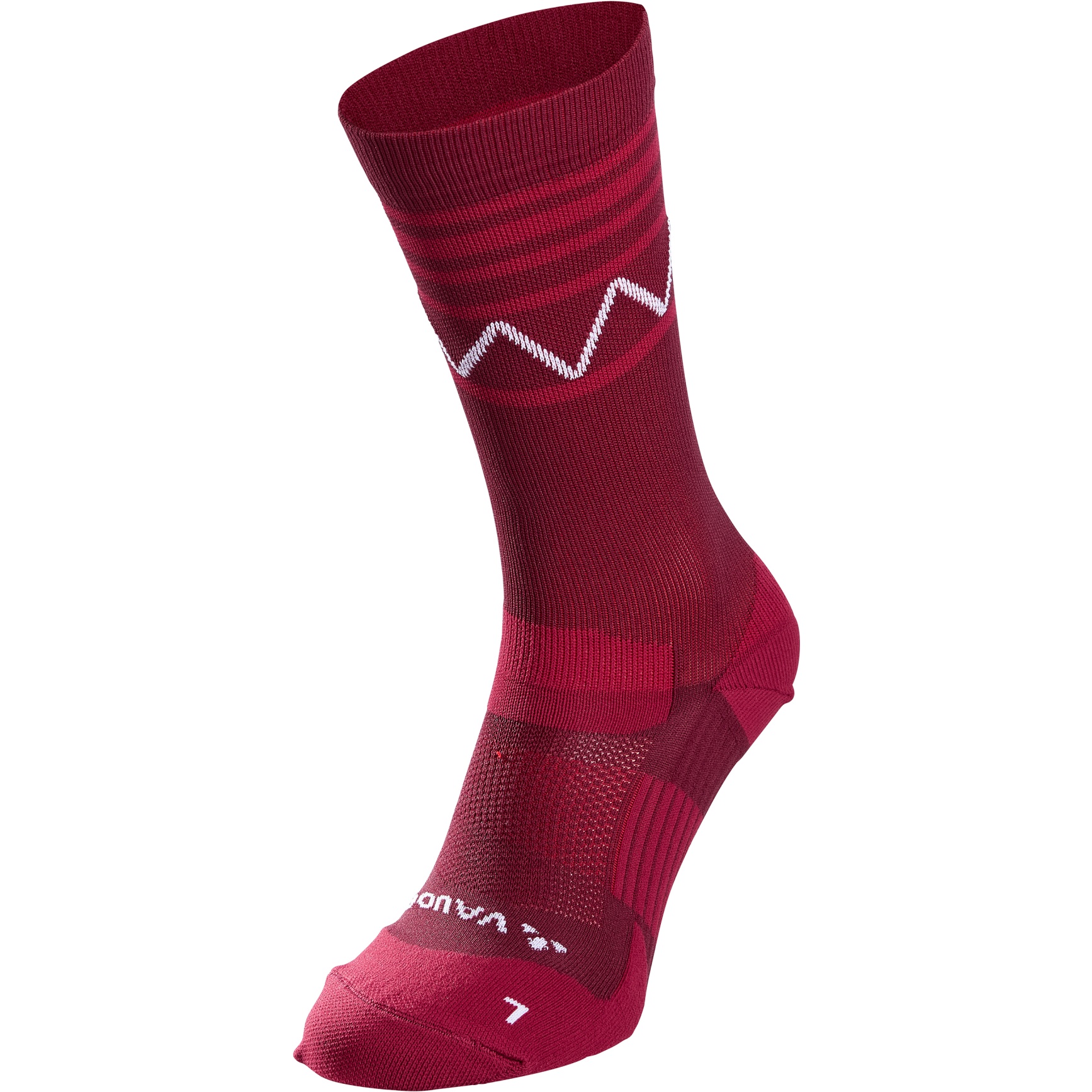 Picture of Vaude Bike Socks Mid - cassis