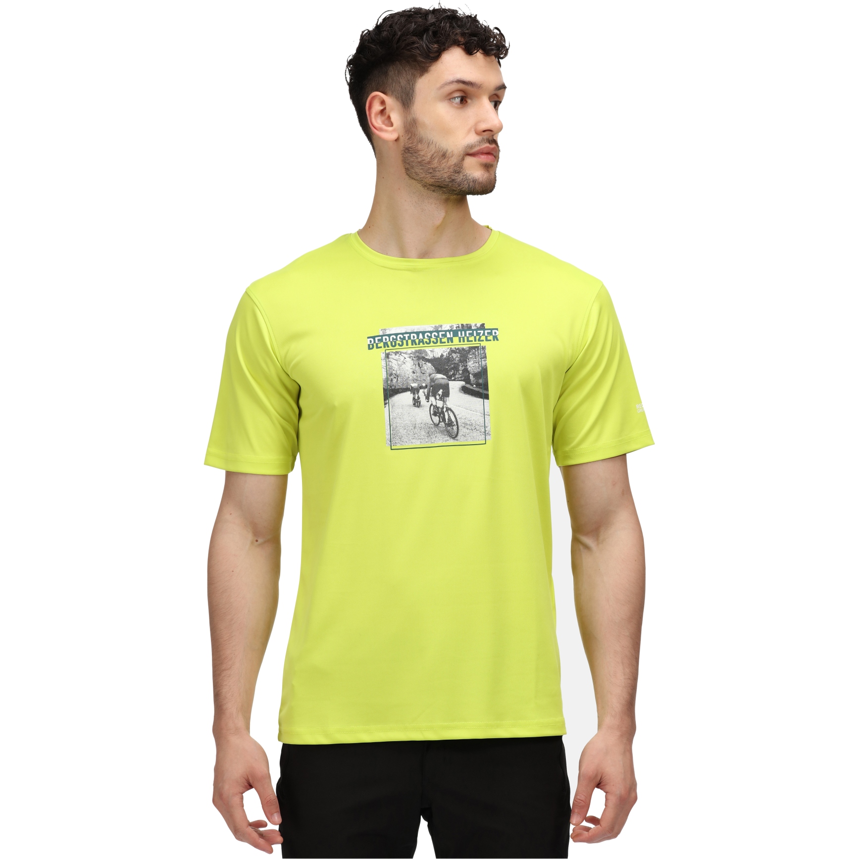 Produktbild von Regatta Fingal Slogan T-Shirt - Bright Kiwi LKD