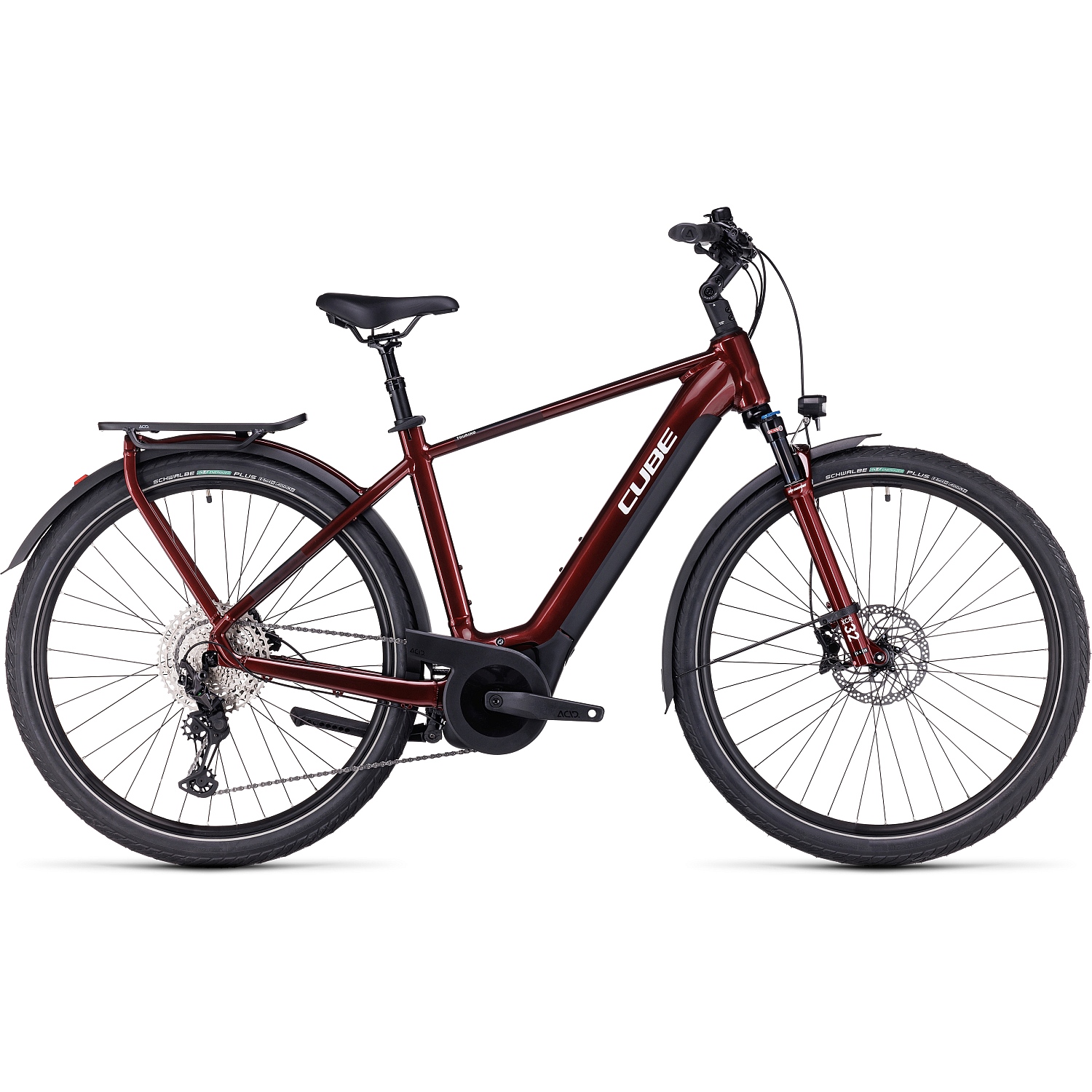Produktbild von CUBE TOURING HYBRID EXC 625 - Trekking E-Bike - 2023 - red / white