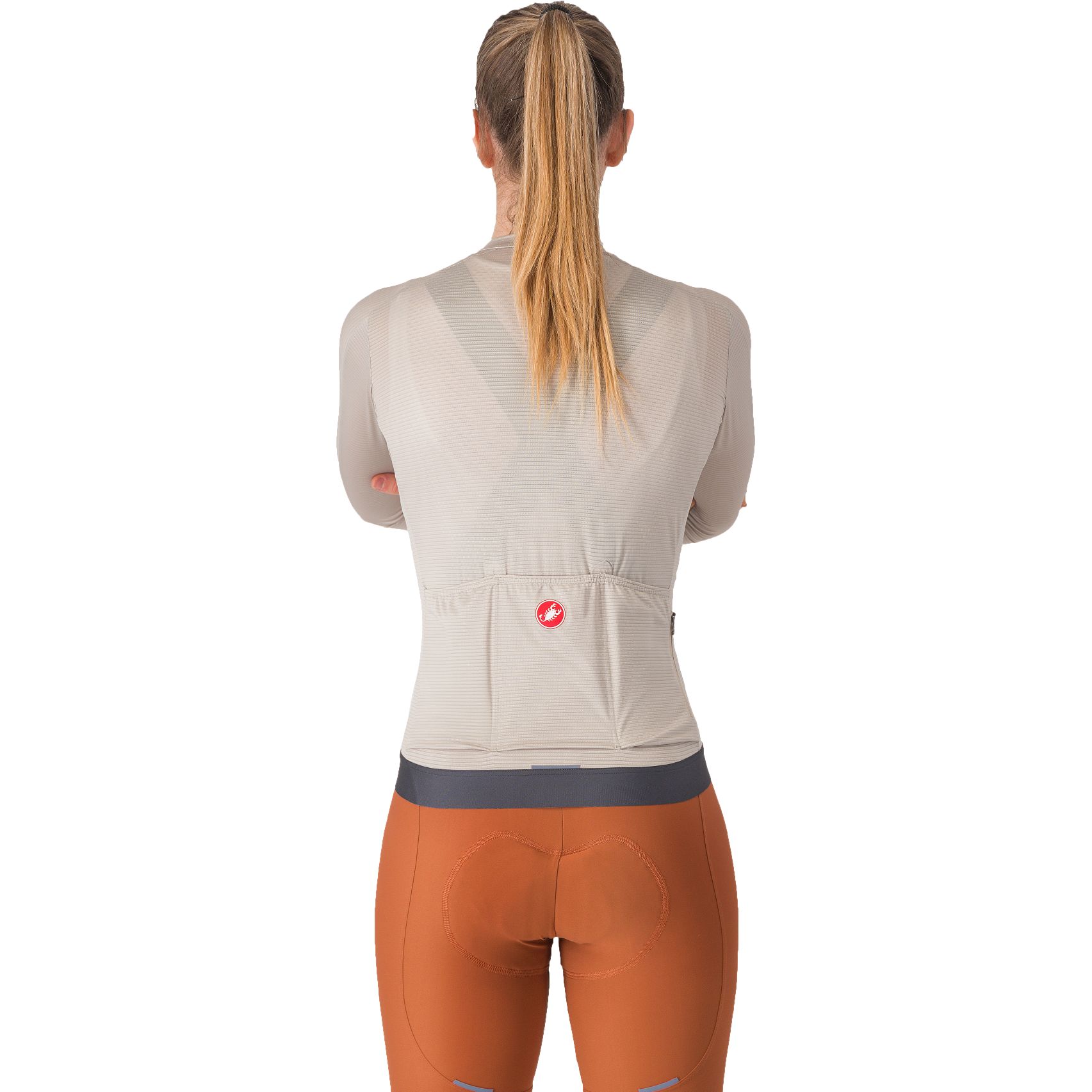 Castelli Espresso Long Sleeve Jersey Women - silver moon