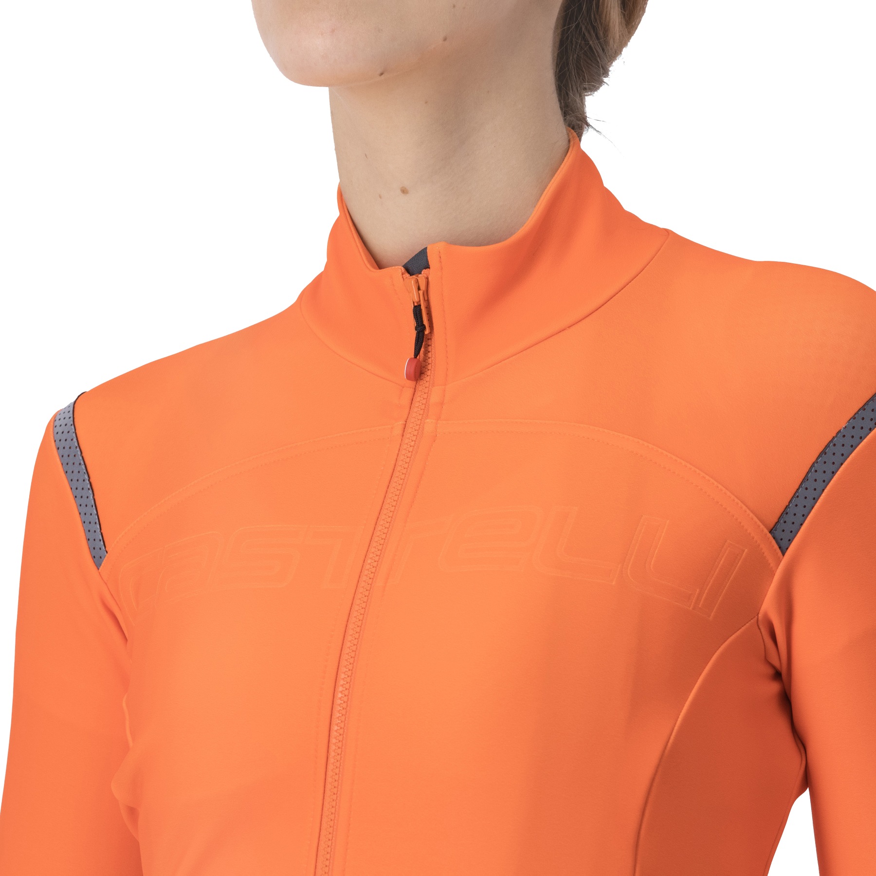 Castelli Tutto Nano RoS Jersey Women - red orange 857 | BIKE24