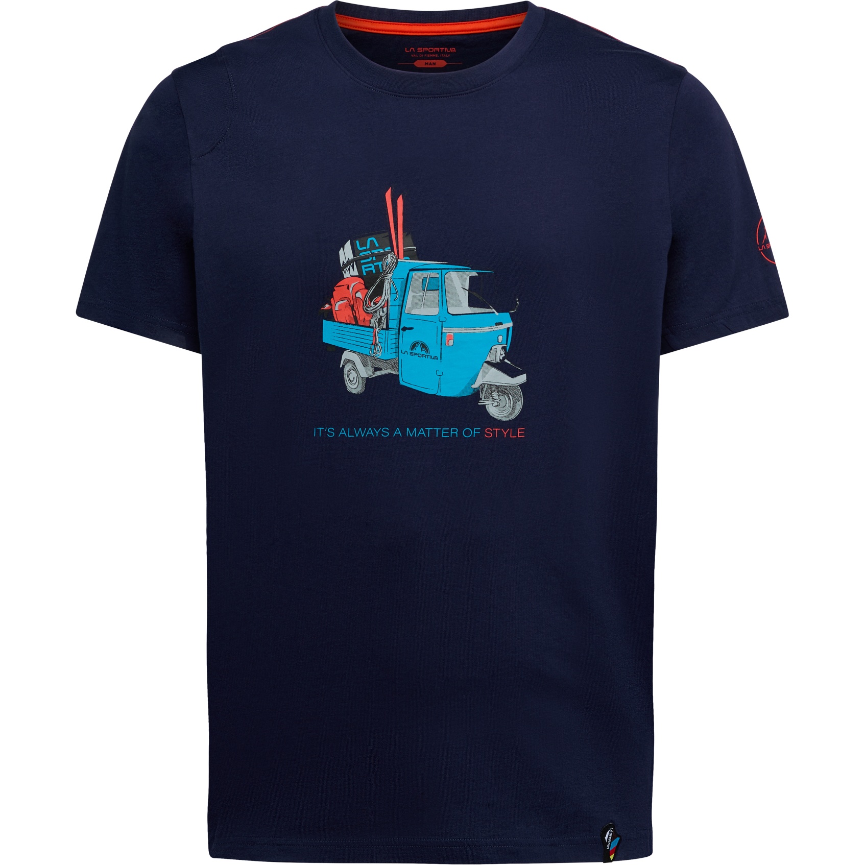 Productfoto van La Sportiva Ape T-Shirt Heren - Deep Sea
