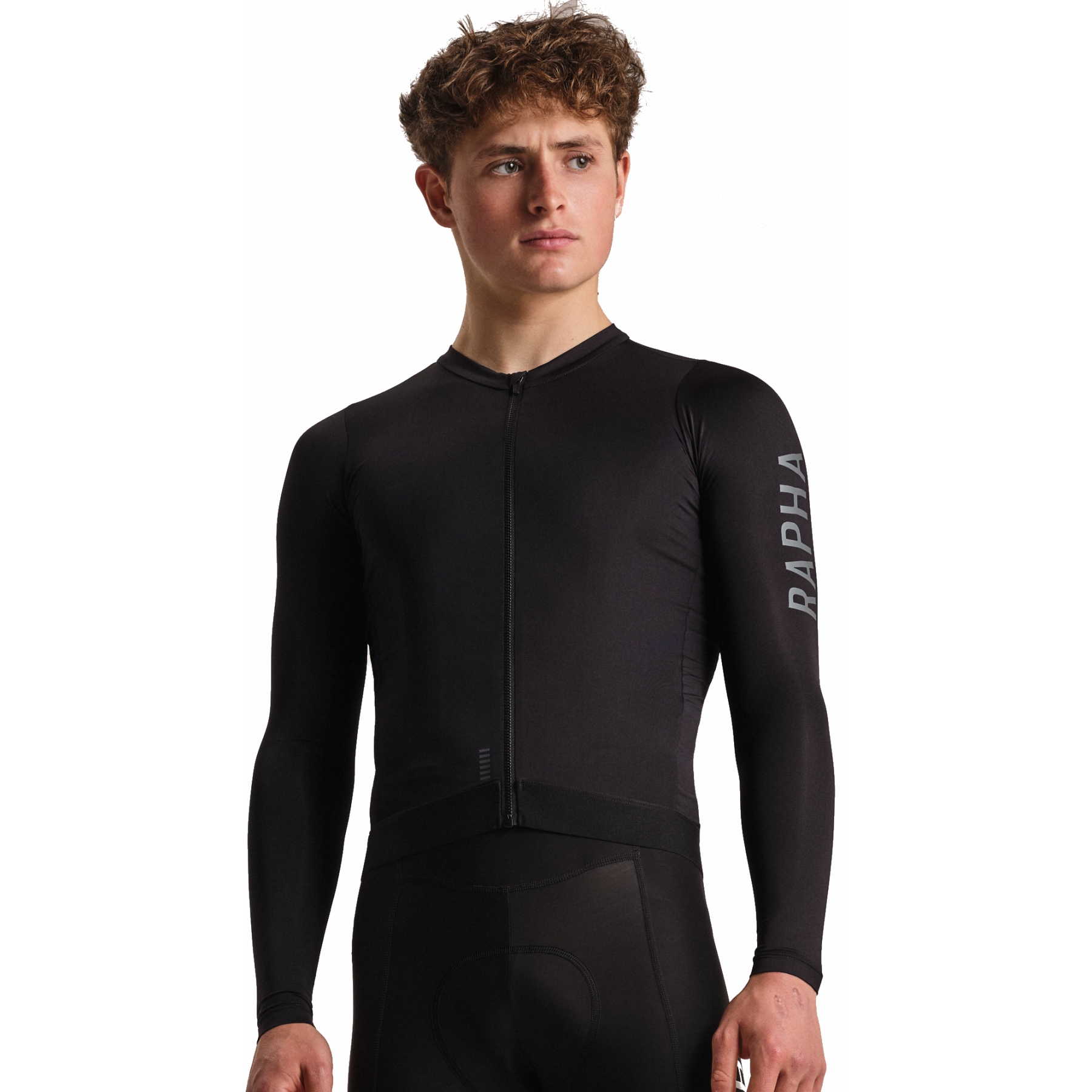 Rapha Pro Team Lightweight Long Sleeve Jersey Men - black/white