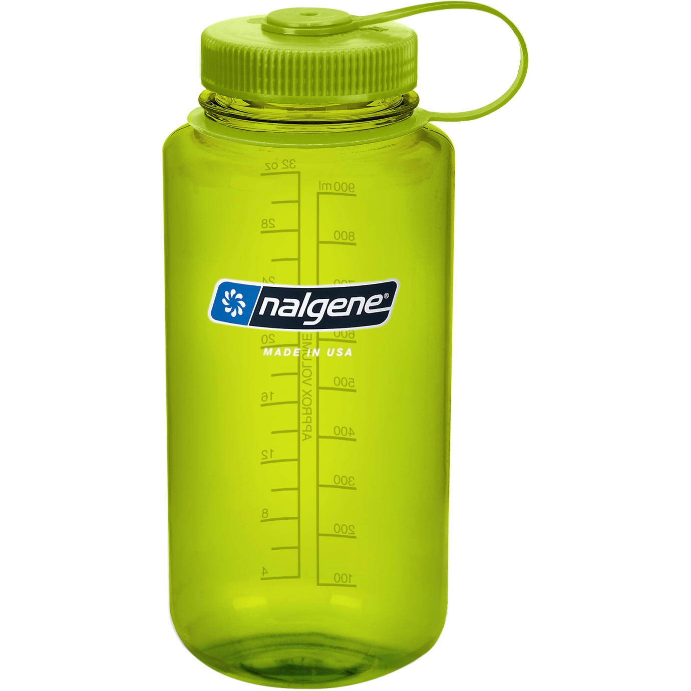 Produktbild von Nalgene Wide Mouth Sustain Trinkflasche WH 1l - grün