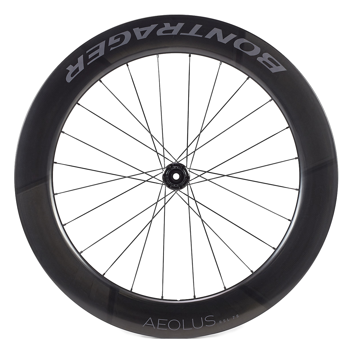 Picture of Bontrager Aeolus RSL 75 TLR Disc Carbon Rear Wheel - Clincher / Tubeless - Centerlock - 12x142mm - Shimano HG
