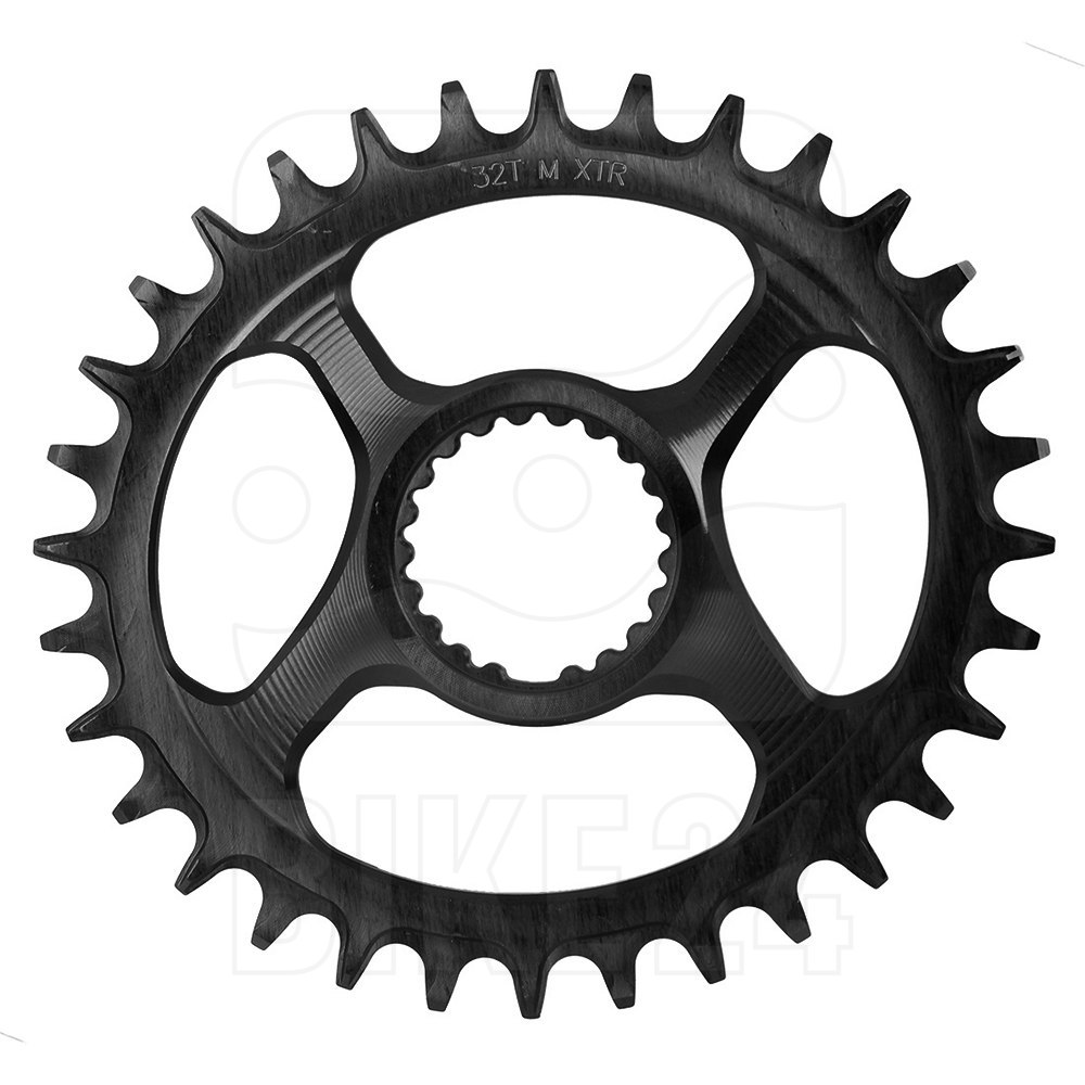 Picture of Garbaruk Melon MTB Chainring - Direct Mount / Oval / Narrow-Wide - for Shimano XTR M9100 / MT900 - black