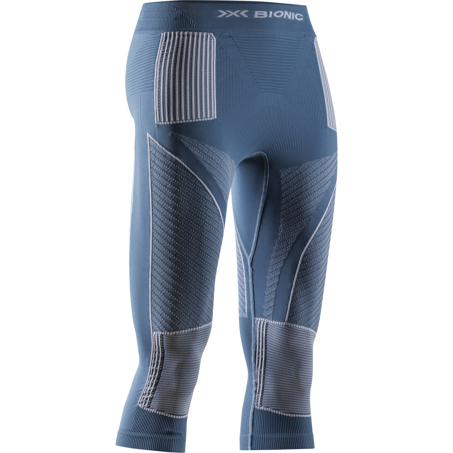 Photo produit de X-Bionic Caleçon 3/4 Femme - Energy Accumulator 4.0 - mineral blue/arctic white 3/4