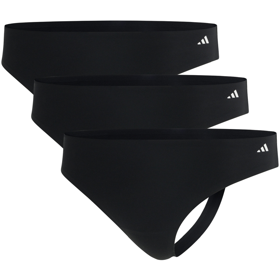 Produktbild von adidas Sports Underwear Sport Active Light Flex-Packaged Tanga Damen -  3er-Pack - 000 schwarz