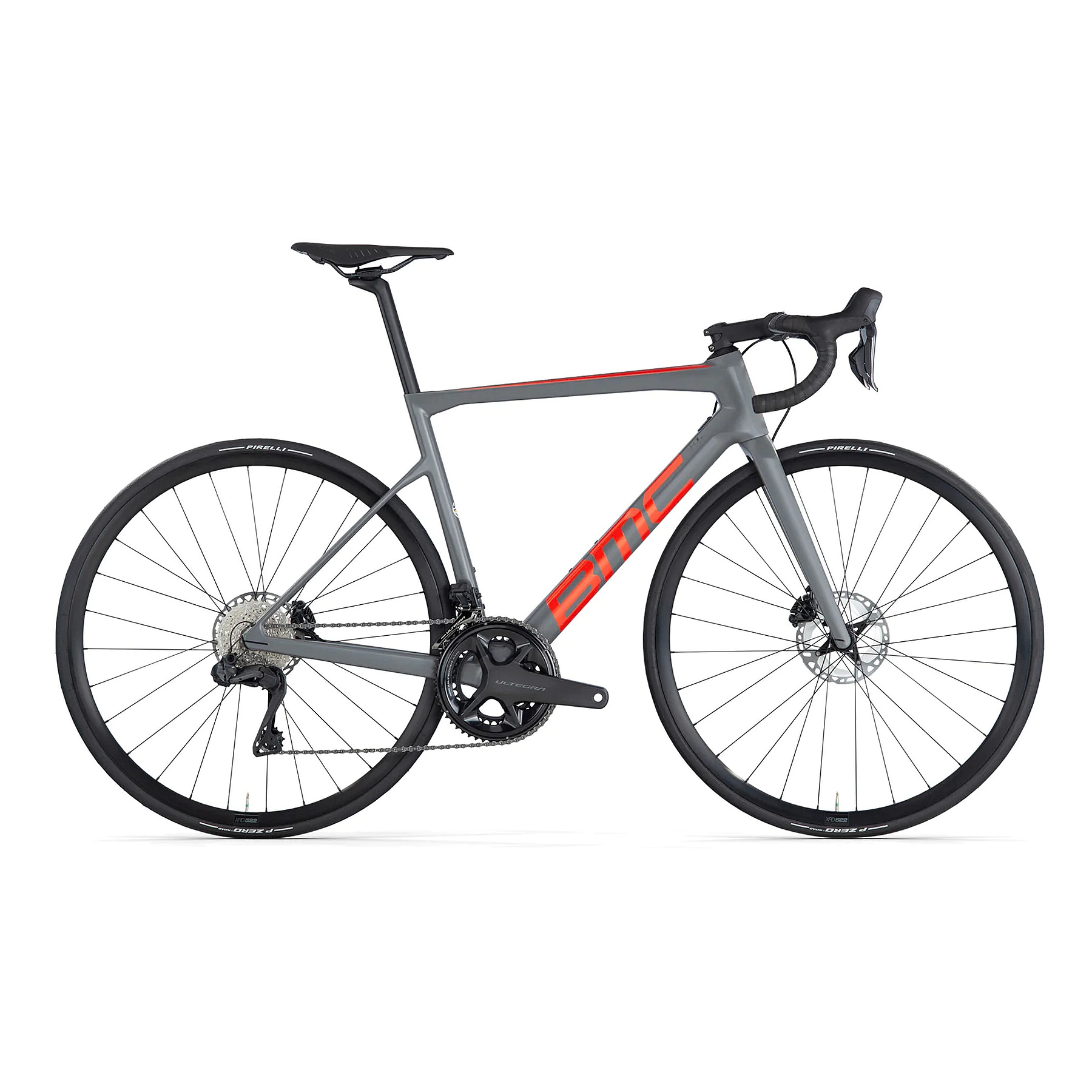 Picture of BMC TEAMMACHINE SLR TWO - Carbon Roadbike - 2024 - iron grey / sparkling orange