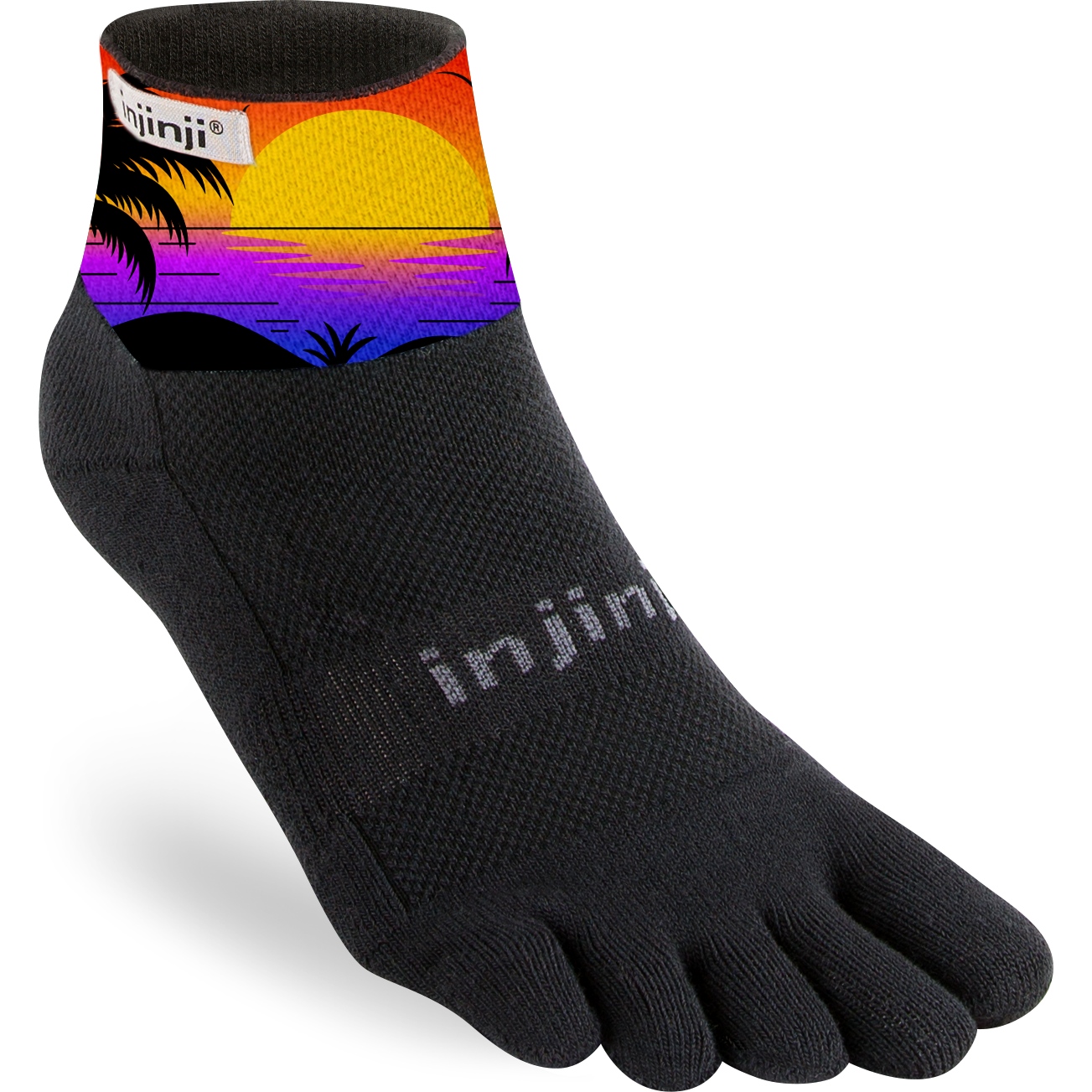 Produktbild von Injinji Spectrum Trail Midweight Mini Crew Coolmax® Xtralife Socken - oasis
