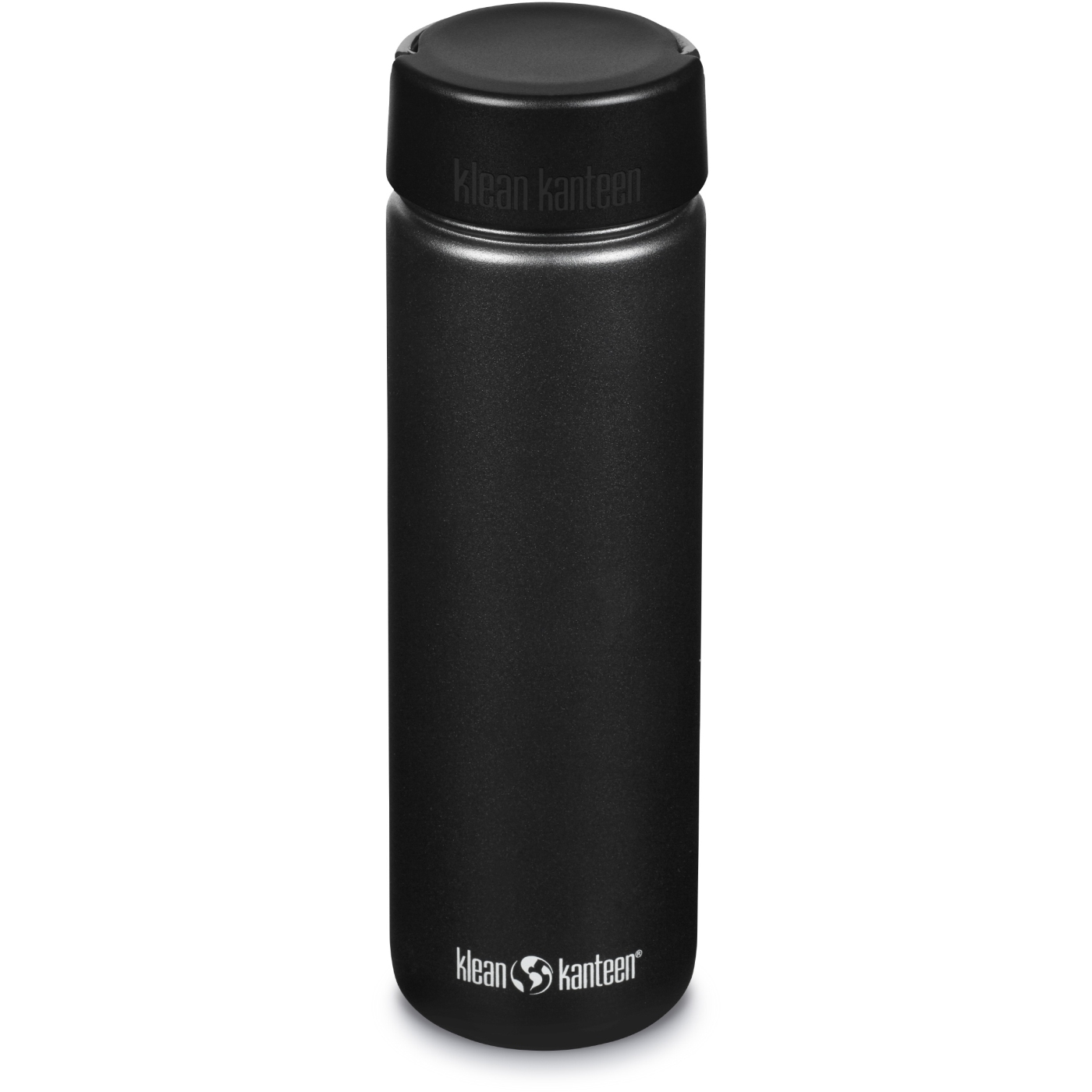 Klean Kanteen Wide Bottle 800ml Black Wide Loop Cap BIKE24