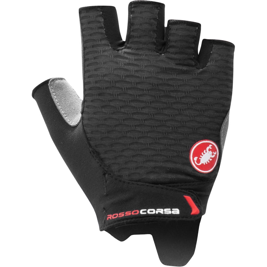 Produktbild von Castelli Rosso Corsa 2 Kurzfinger-Handschuhe Damen - schwarz 010
