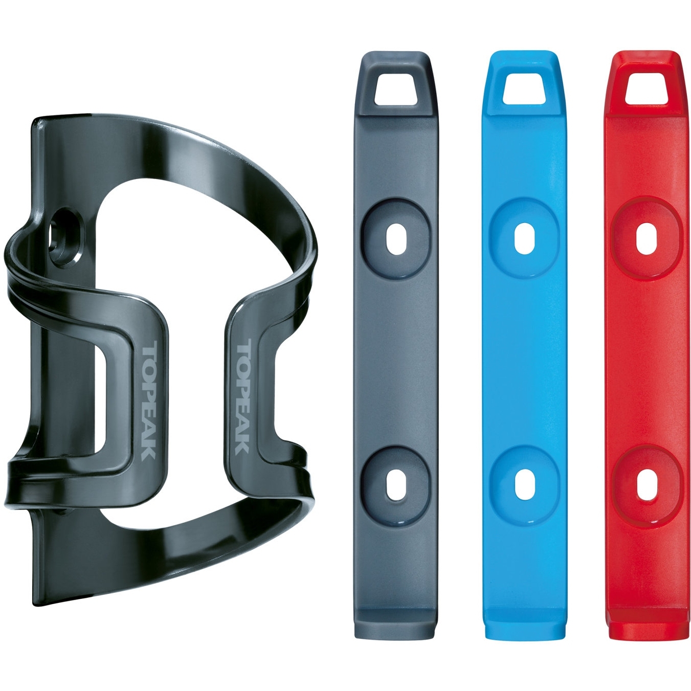 Produktbild von Topeak DualSide Cage EX Flaschenhalter - grey/red/blue
