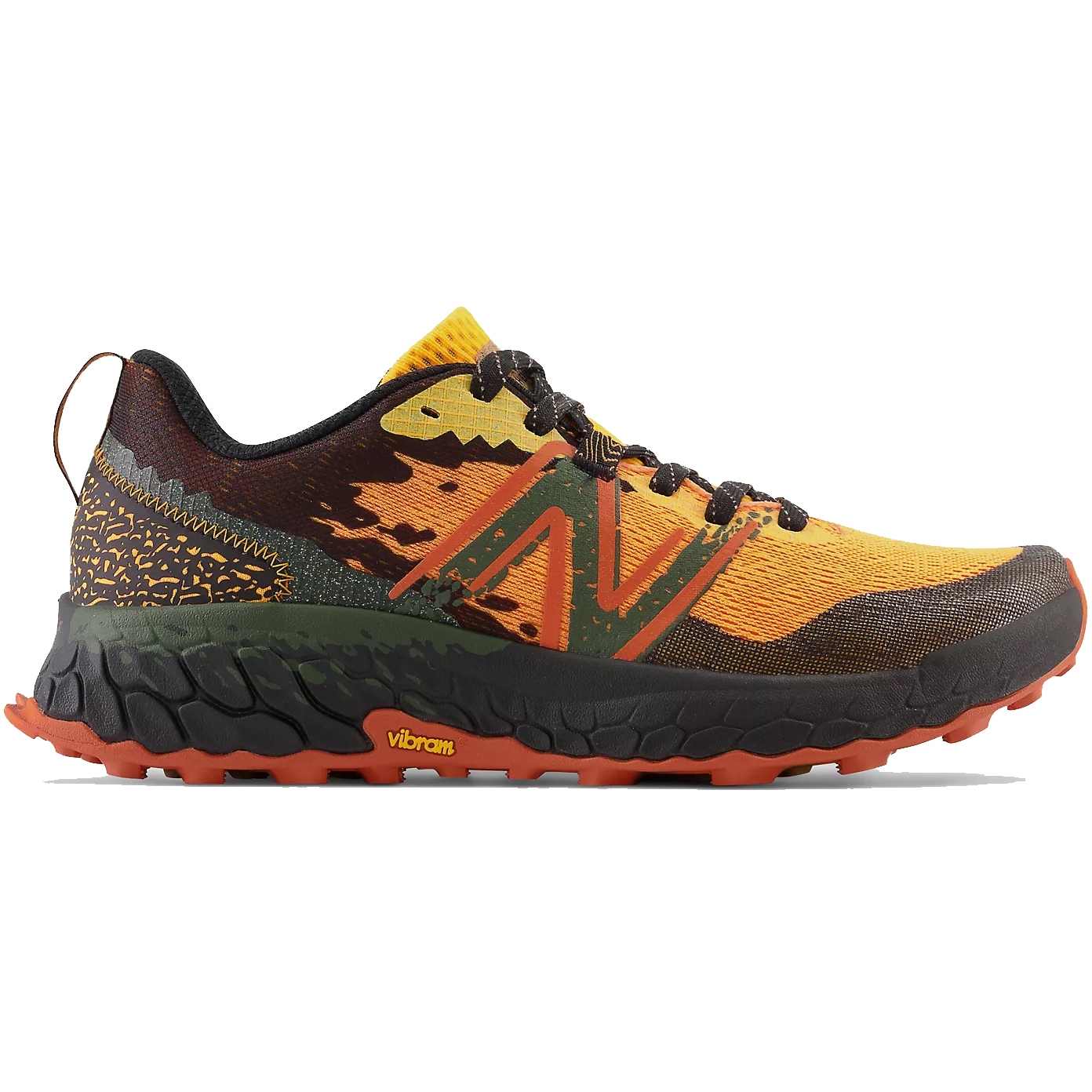 Picture of New Balance Fresh Foam X Hierro v7 Trail Running Shoes - Hot Marigold/Black