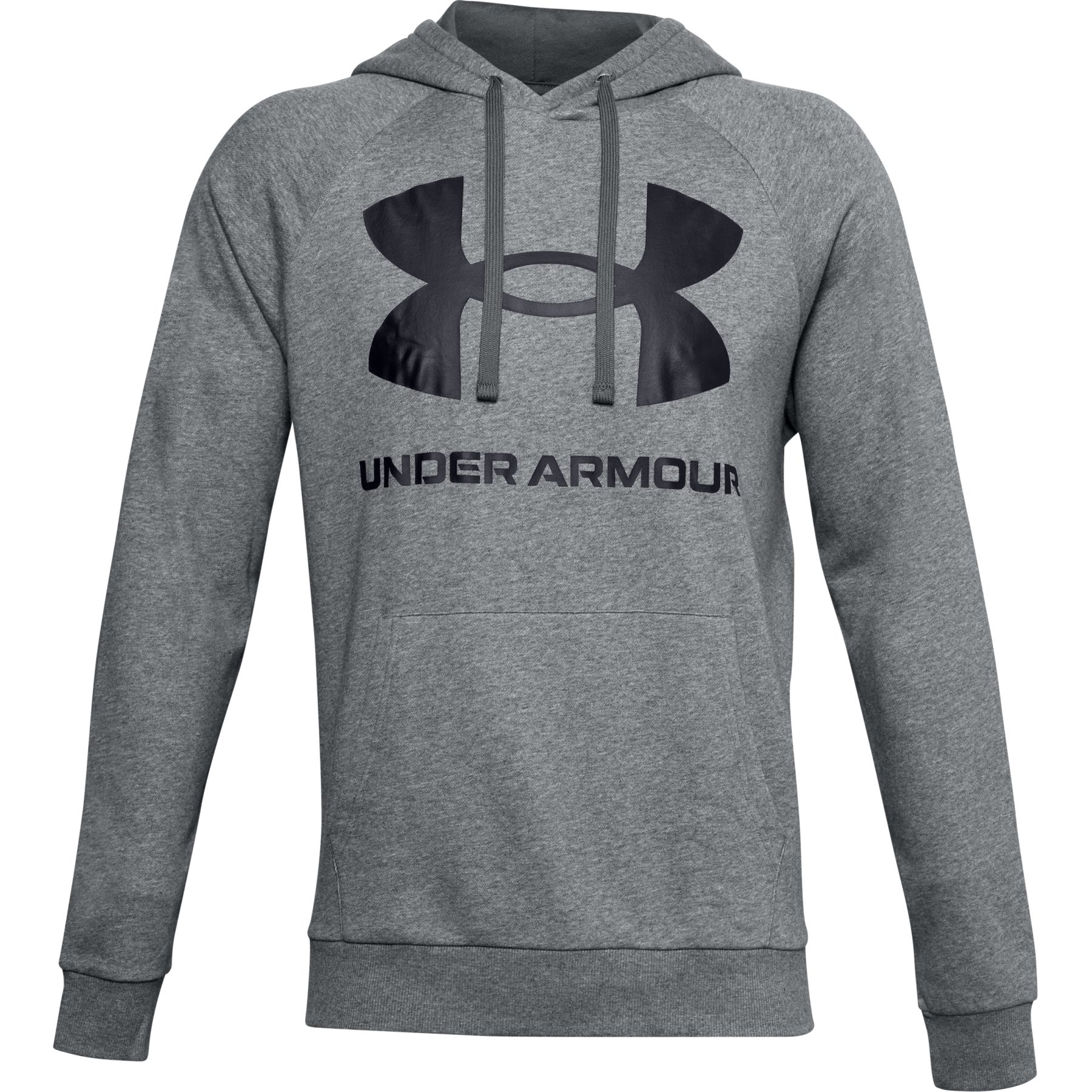 Under Armour UA Rival Fleece Wordmark Colorblock Hoodie Men - Pitch  Gray/Mod Gray Light Heather/Onyx White