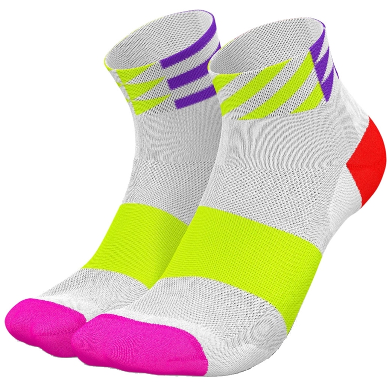 Picture of INCYLENCE Ultralight Elements Short Socks - White Pink