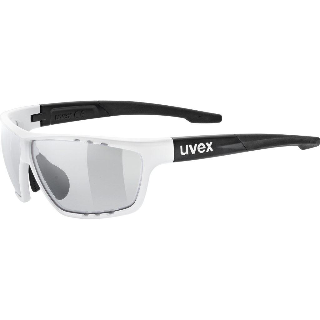 Produktbild von Uvex sportstyle 706 Brille - white black mat/variomatic smoke