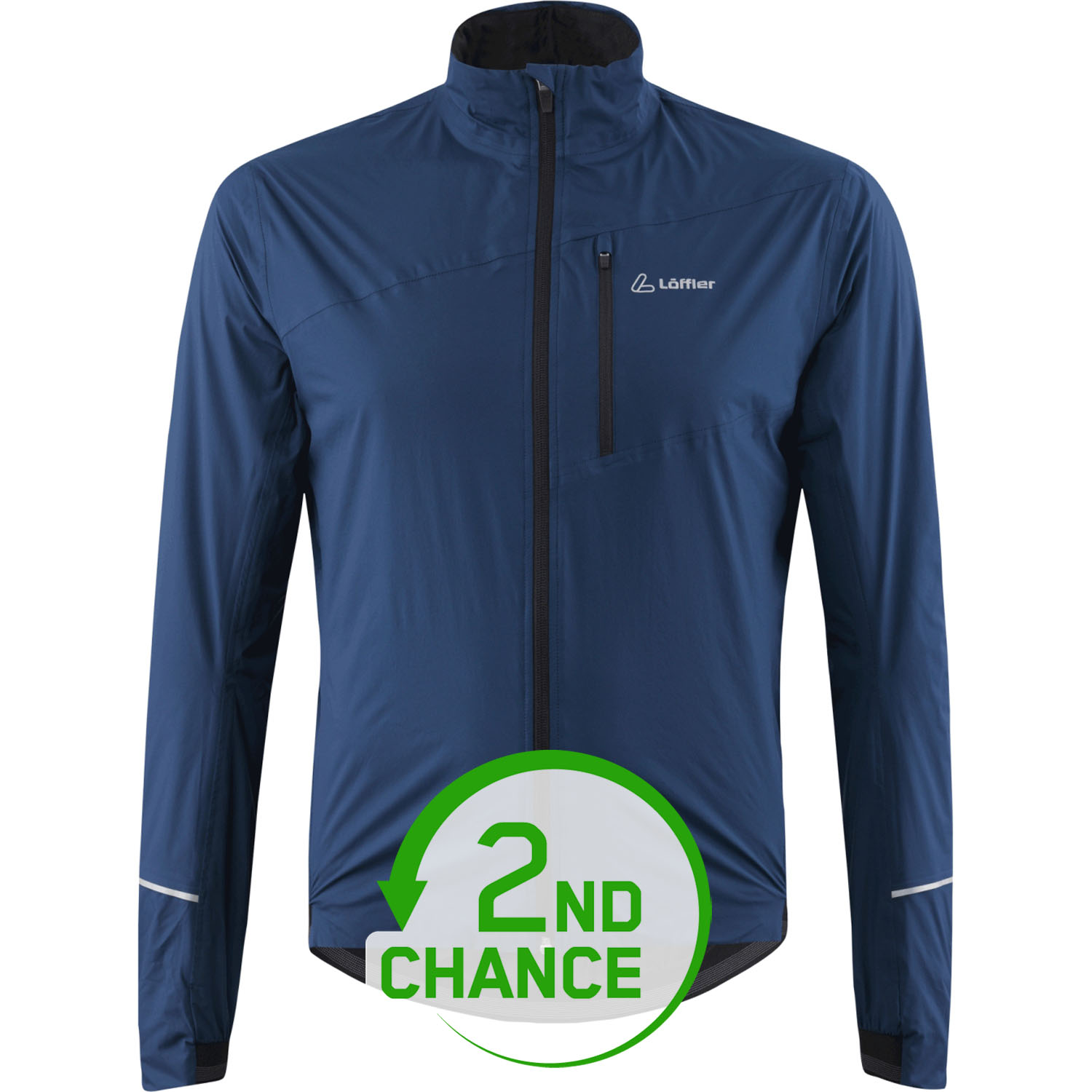 Picture of Löffler Primaloft-Active Bike Rain Jacket Men - dark blue 495 - 2nd Choice