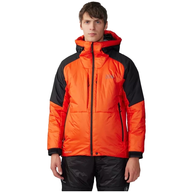 Picture of Mountain Hardwear Compressor Alpine Hooded Jacket - state orange black