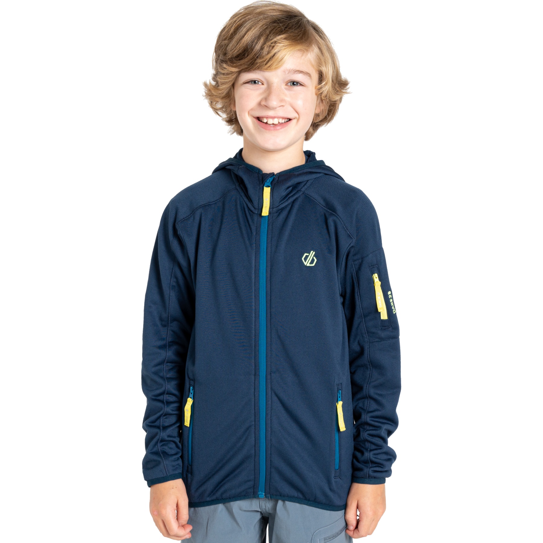 Foto de Dare 2b Chaqueta Polar Niños - Explore Fleece - 3KU Moonlight Denim / Daiquiri Green