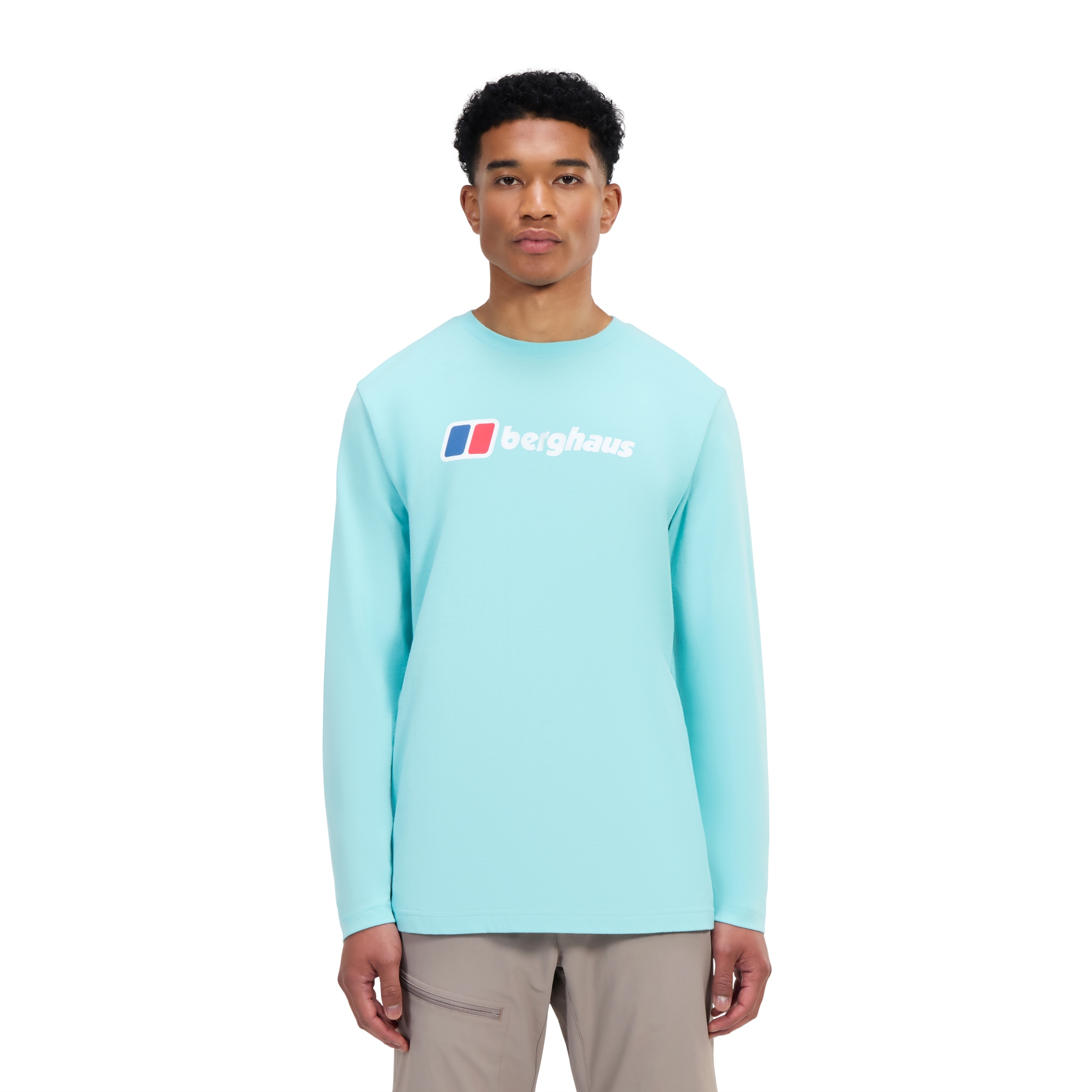 Produktbild von Berghaus Big Logo Langarmshirt Herren - Arctic