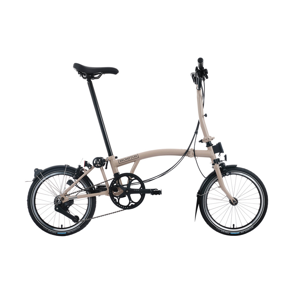 Складной велосипед Brompton C Line 4-скоростной 16″, бежевый