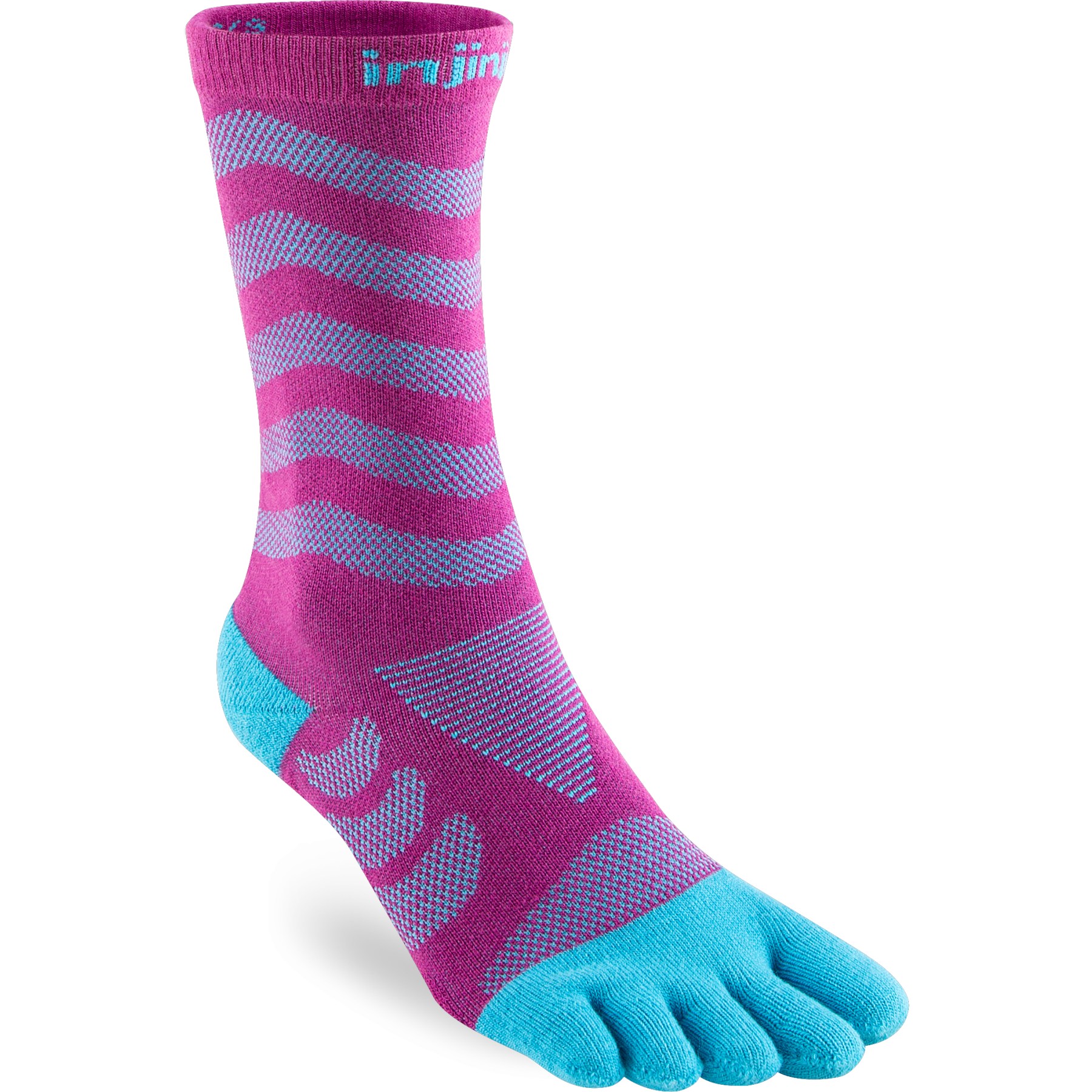 Produktbild von Injinji Ultra Run Crew Coolmax Damen Socken - jam