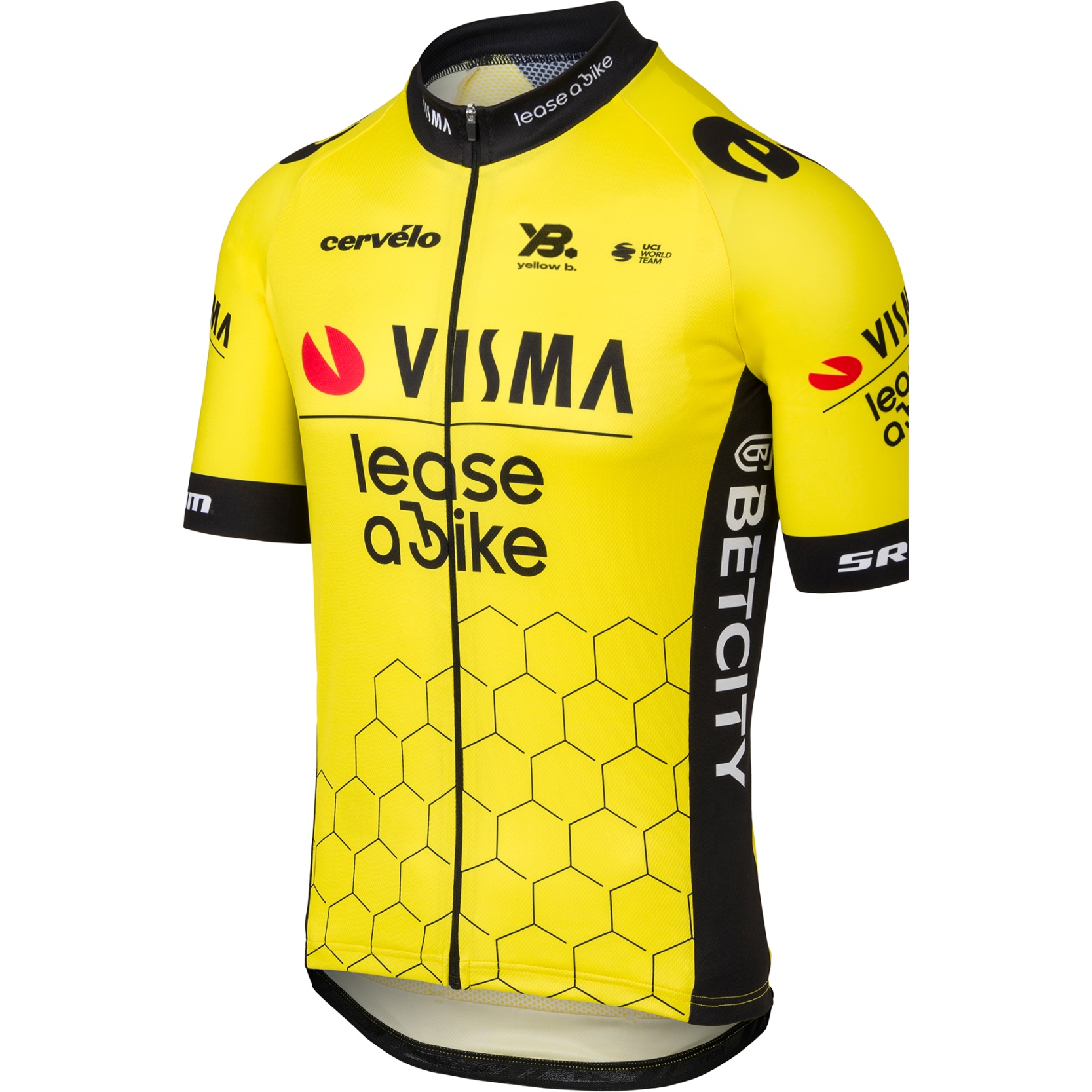 Produktbild von RAPidGEAR Team Visma | Lease a Bike Replica Kurzarmtrikot Herren 2025 - gelb