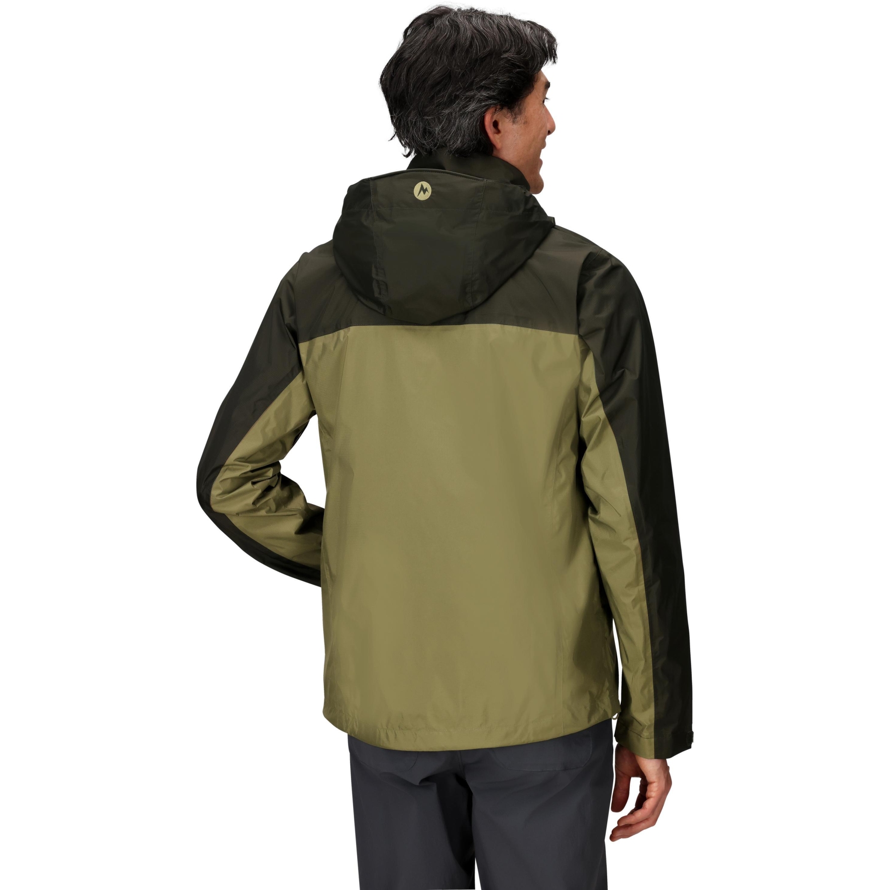 (取寄) マーモット メンズ プレシップ エコ ジャケット Marmot men PreCip Eco Jacket Rosin Green/Olive Grove Marmot PreCip Eco Jacket Men - rosin green/olive grove | BIKE24