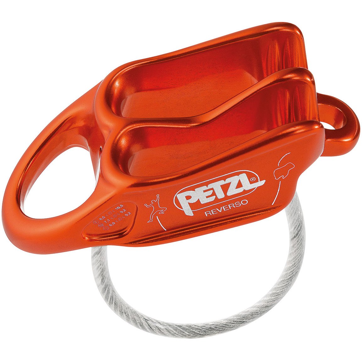 Picture of Petzl Reverso Belay/Rappel Device - red