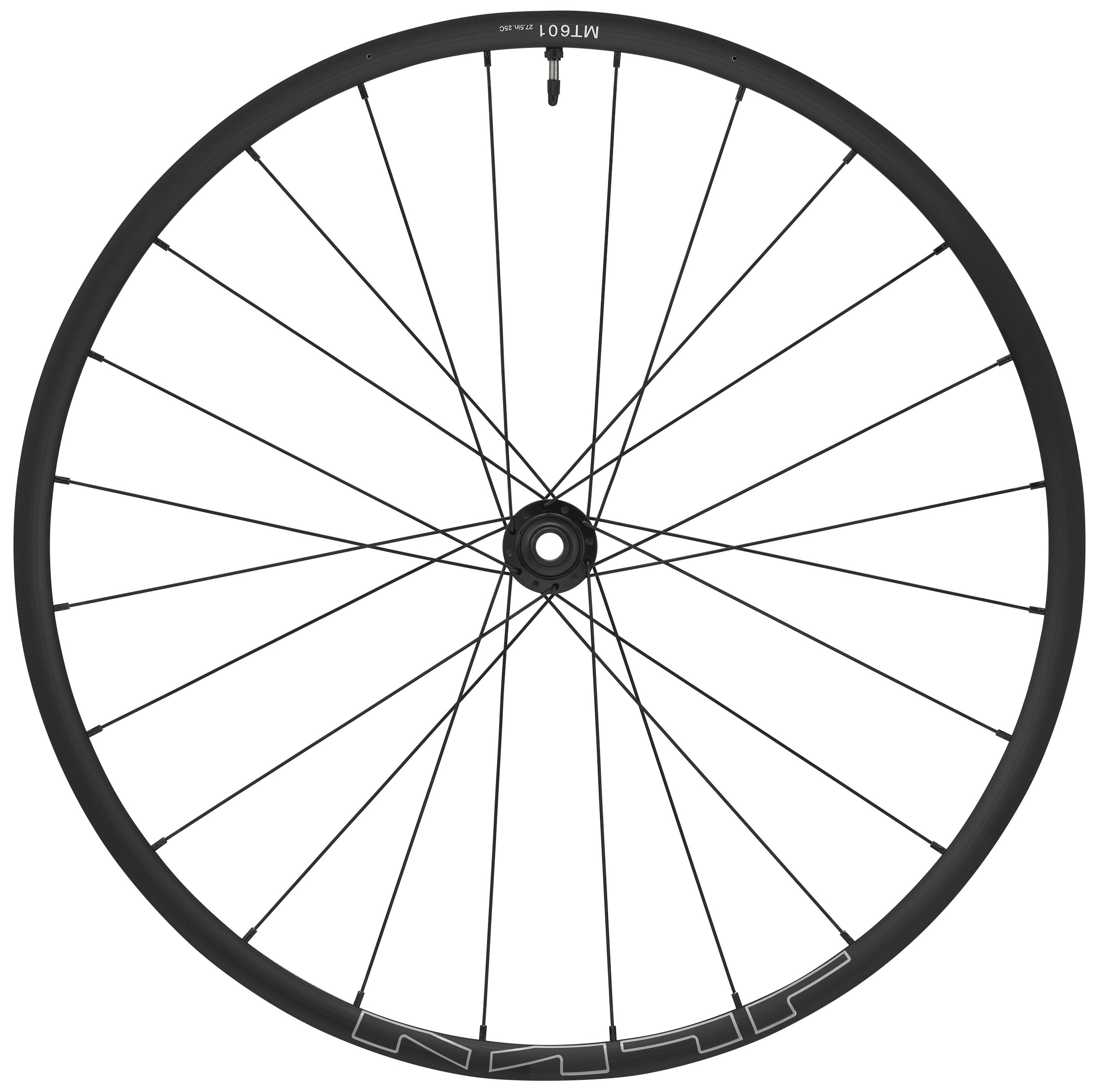 Productfoto van Shimano WH-MT601-TL Voorwiel - 27.5&quot; | Clincher/Tubeless | Centerlock - 15x100mm