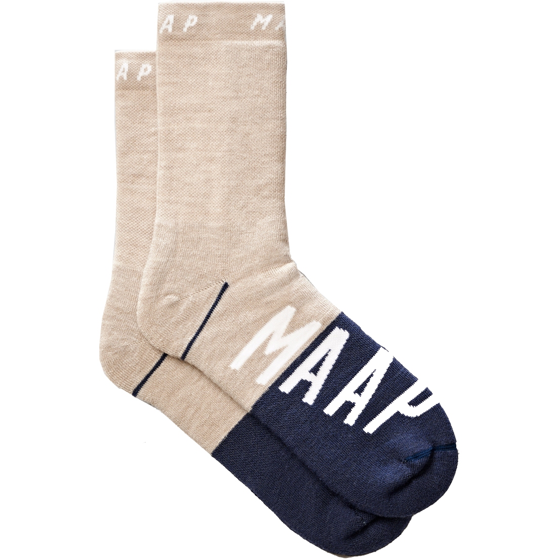 Image of MAAP Apex Wool Socks - oatmeal