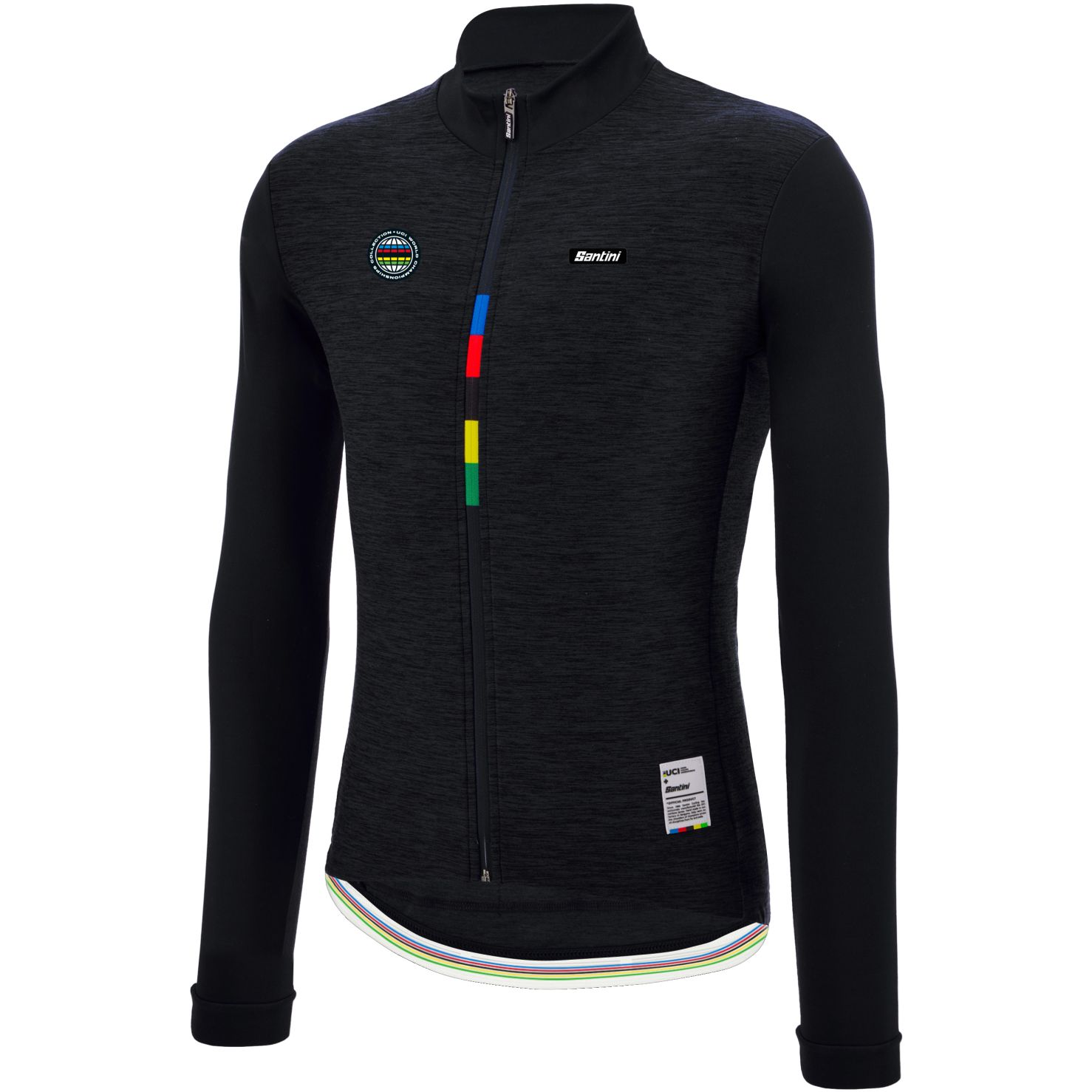 Santini UCI World Champion Mondo Long Sleeve Jersey Men