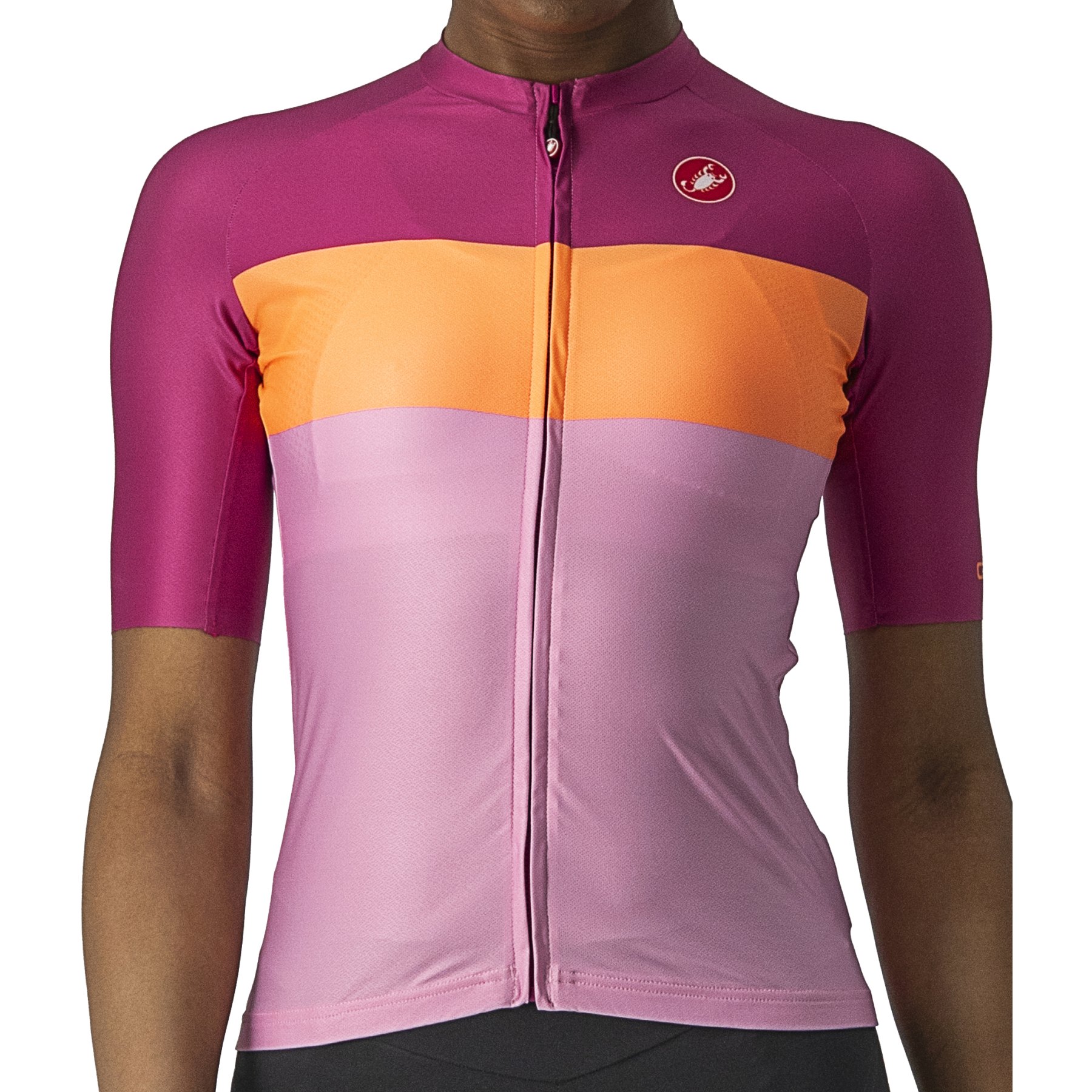 Productfoto van Castelli Aero Pro Fietsshirt met Korte Mouwen Dames - pink/coral flash-magenta 575