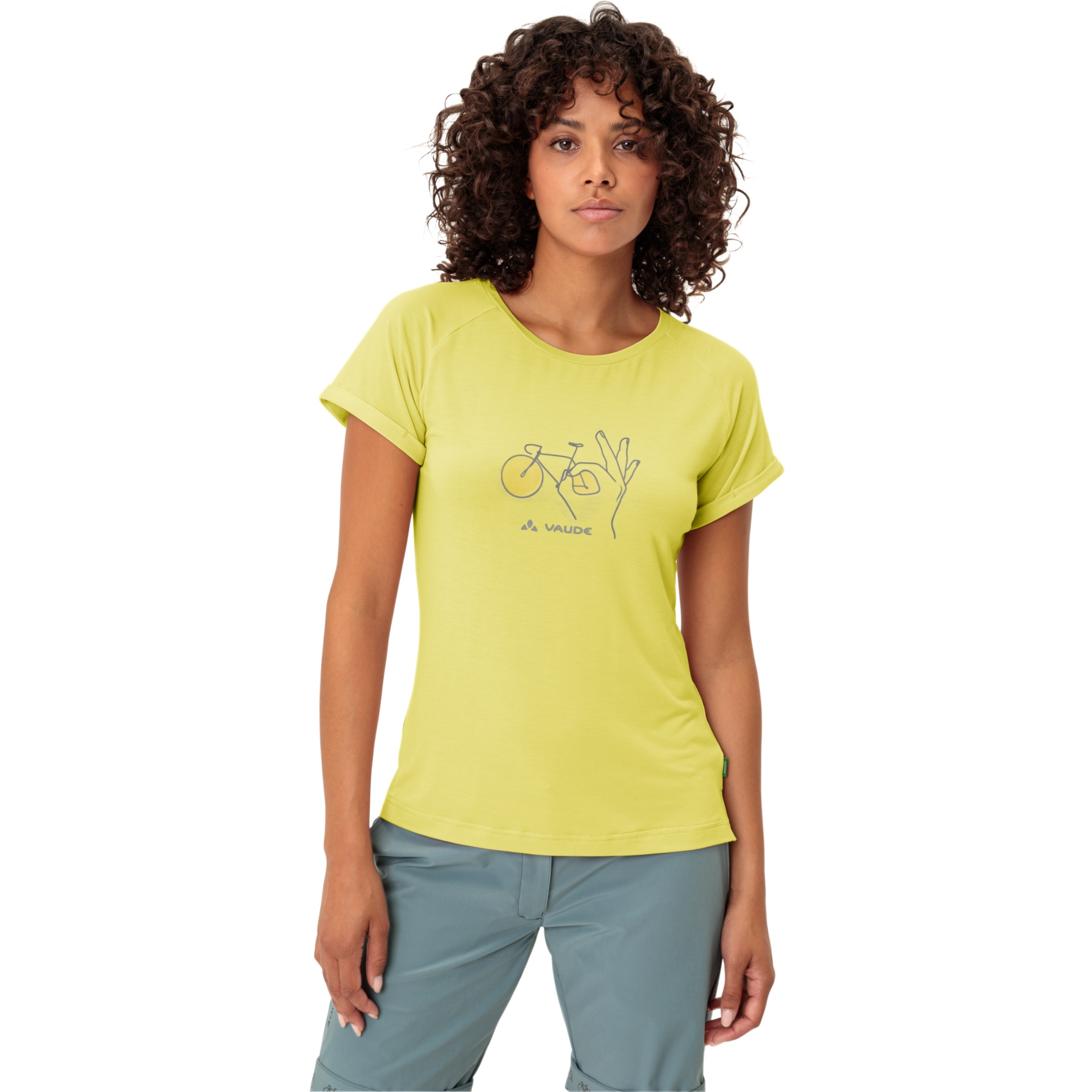 Productfoto van Vaude Cyclist 2 T-Shirt Dames - mimosa