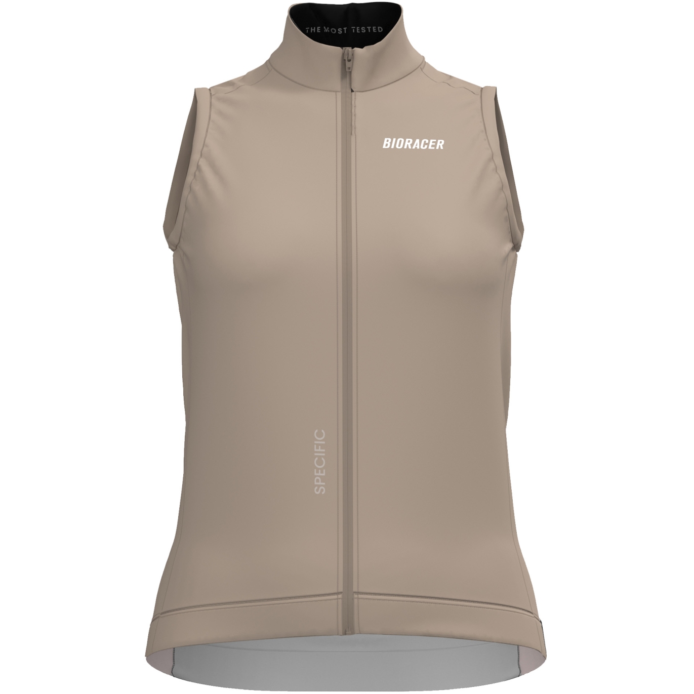 Женская веложилетка Bioracer Icon Gilet, бежевая