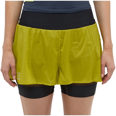 Produktbild von Haglöfs L.I.M Intense Trail 2-in-1 Shorts Women - aurora/teak brown 5QC