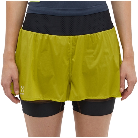 Picture of Haglöfs L.I.M Intense Trail 2-in-1 Shorts Women - aurora/teak brown 5QC