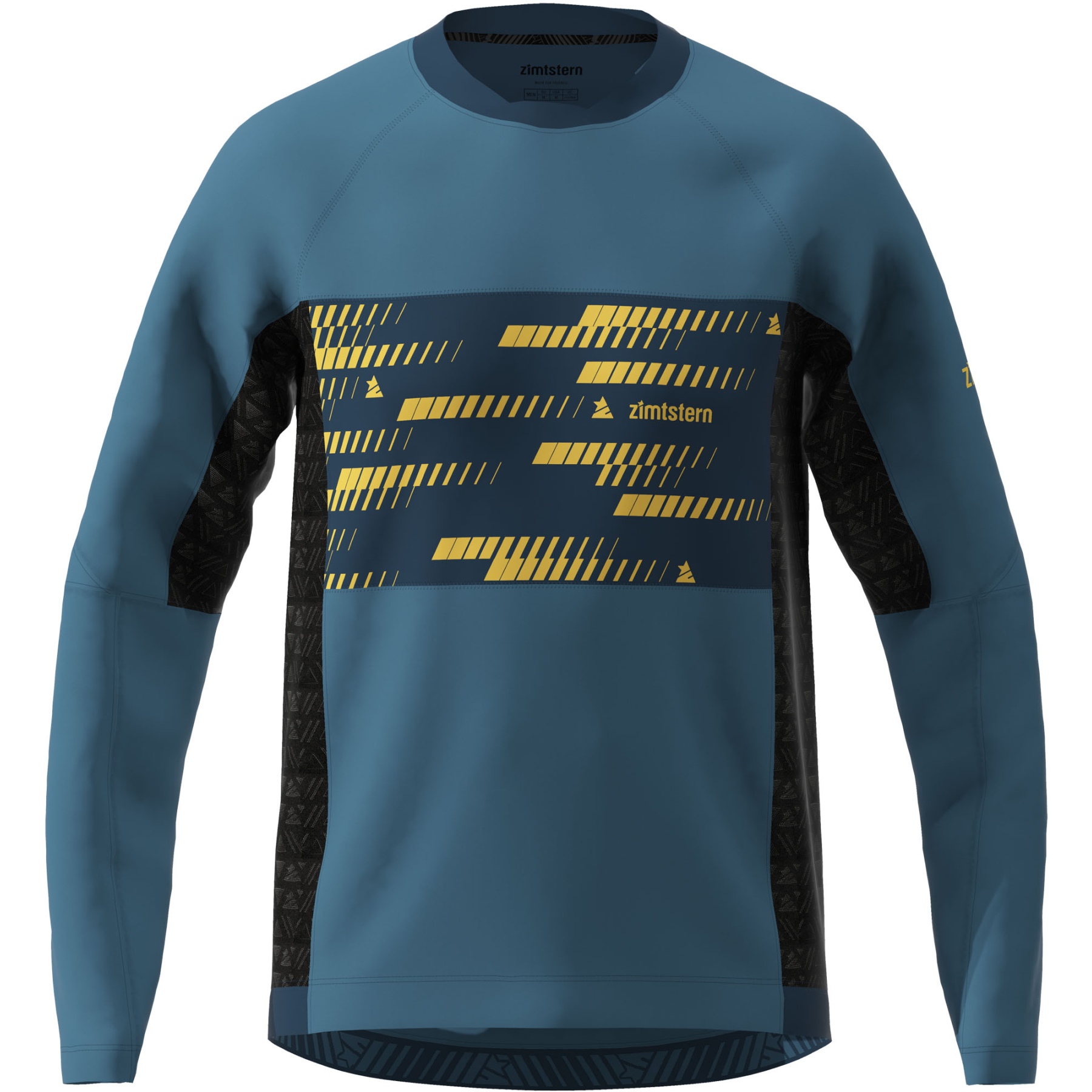 Picture of Zimtstern TechZonez Long Sleeve Shirt - blue steel/french navy