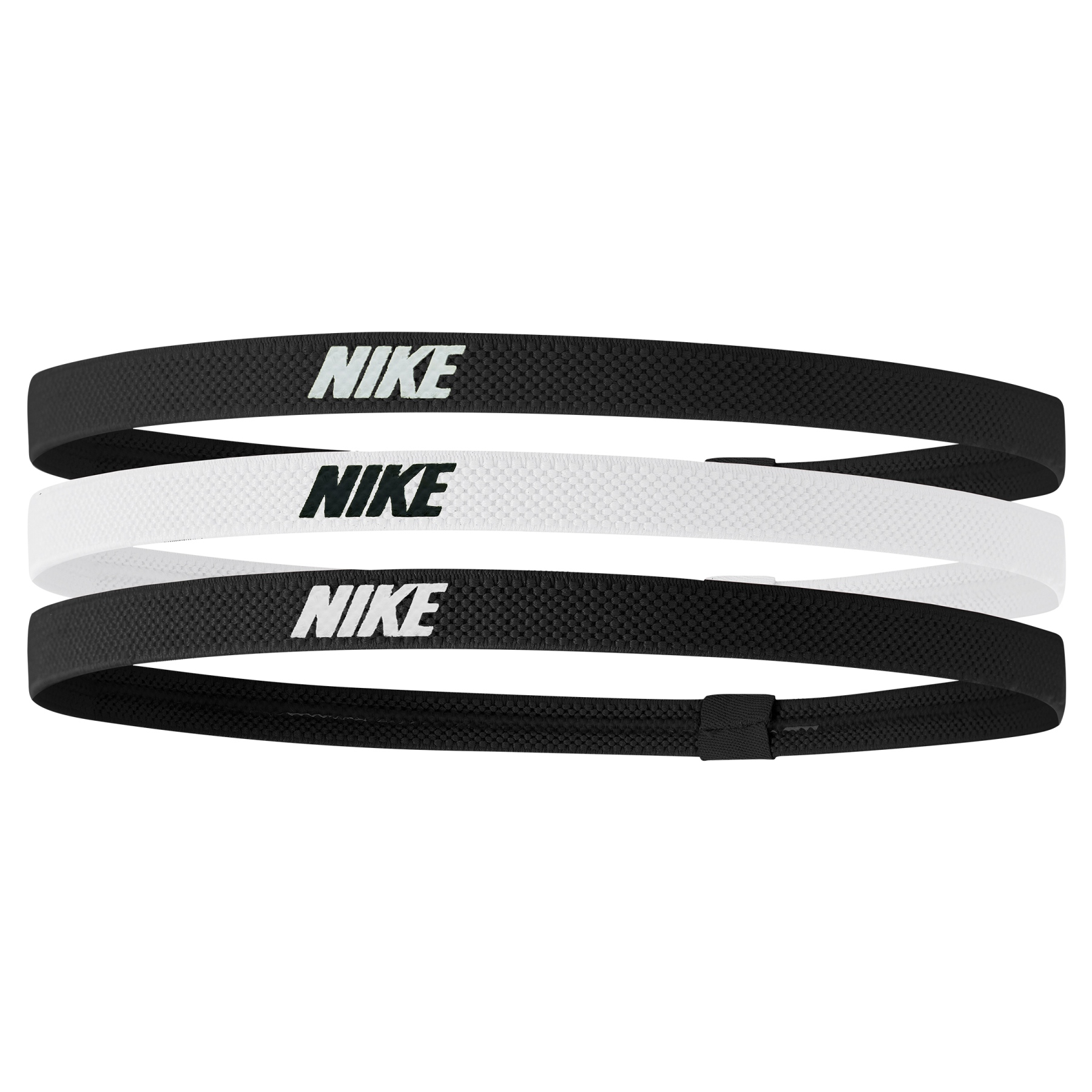 Produktbild von Nike Elastic Haarband 2.0 - 3er Pack - black/white/black 036