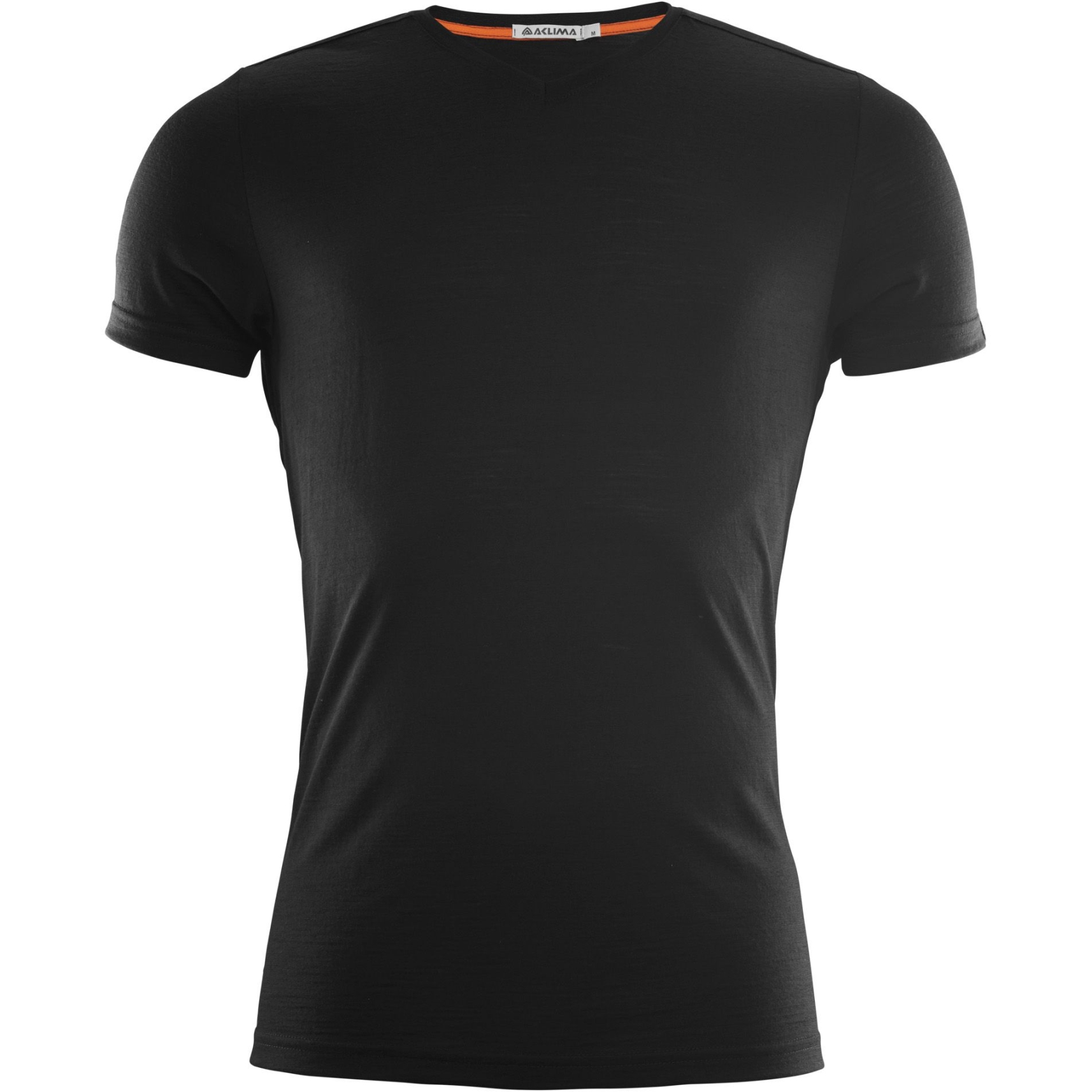 Picture of Aclima Lightwool T-Shirt V-Neck - jet black