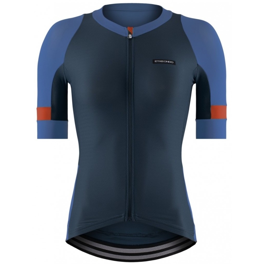 Produktbild von Etxeondo Mendia Kurzarmtrikot Damen - Blau/Orange