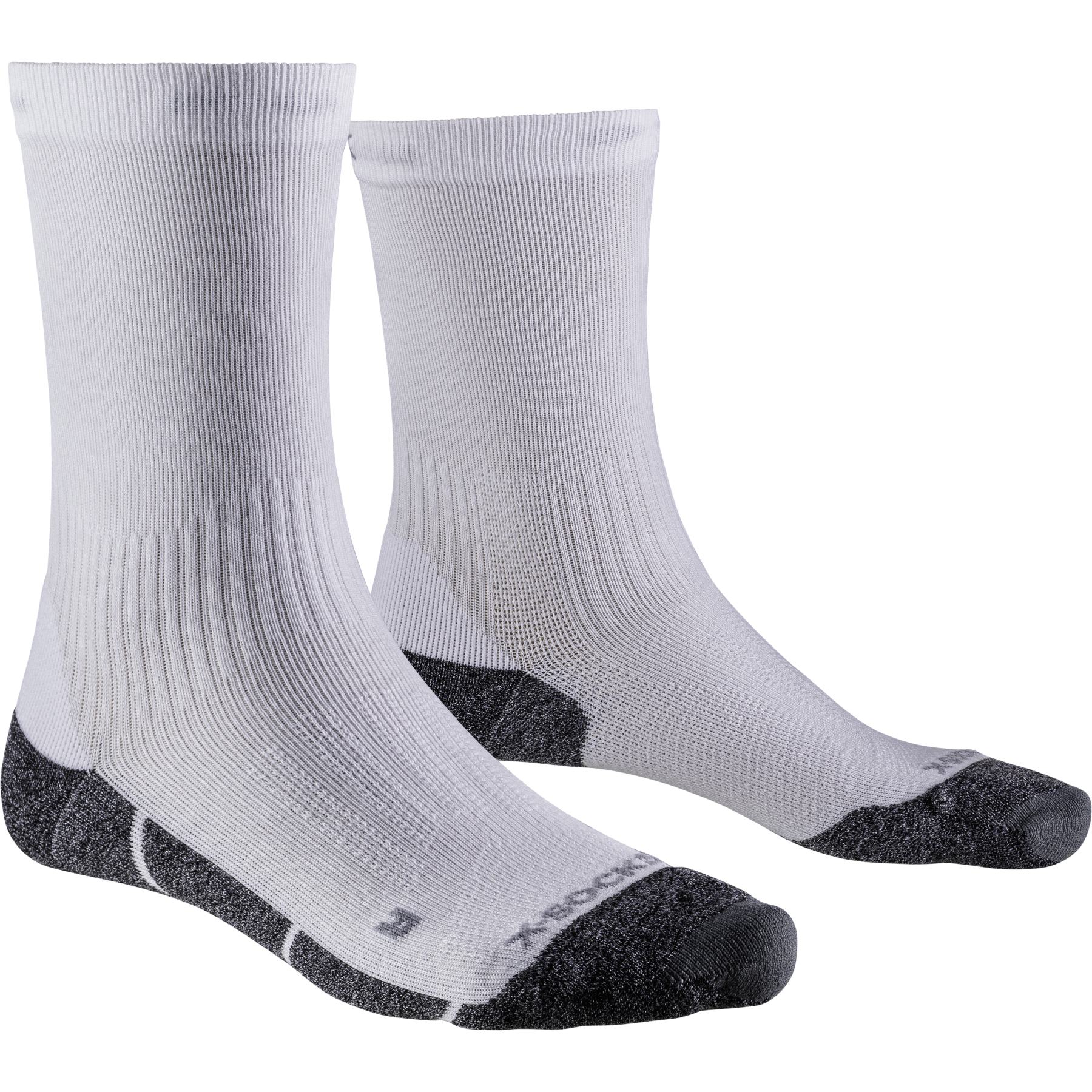 Picture of X-Socks Core Natural Crew Socks - arctic white/pearl grey