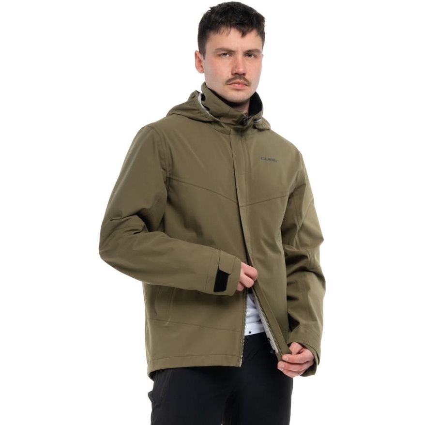 Produktbild von CUBE CMPT Regenjacke Herren - olive