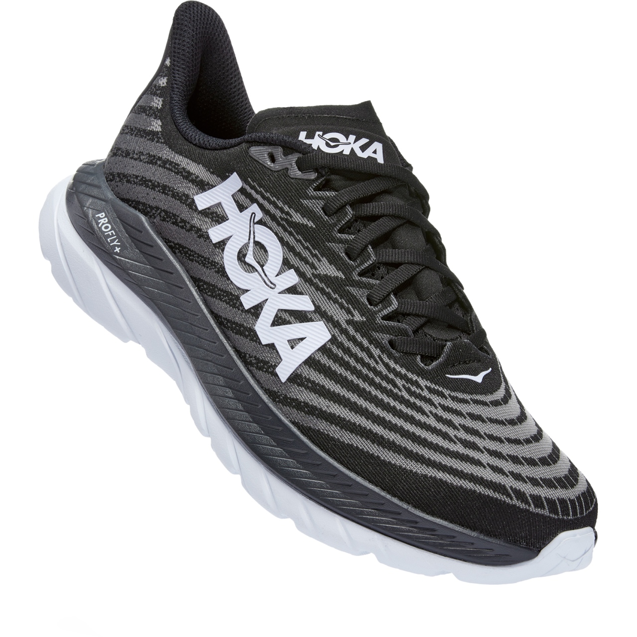 Picture of Hoka Mach 5 Running Shoes - black / castlerock