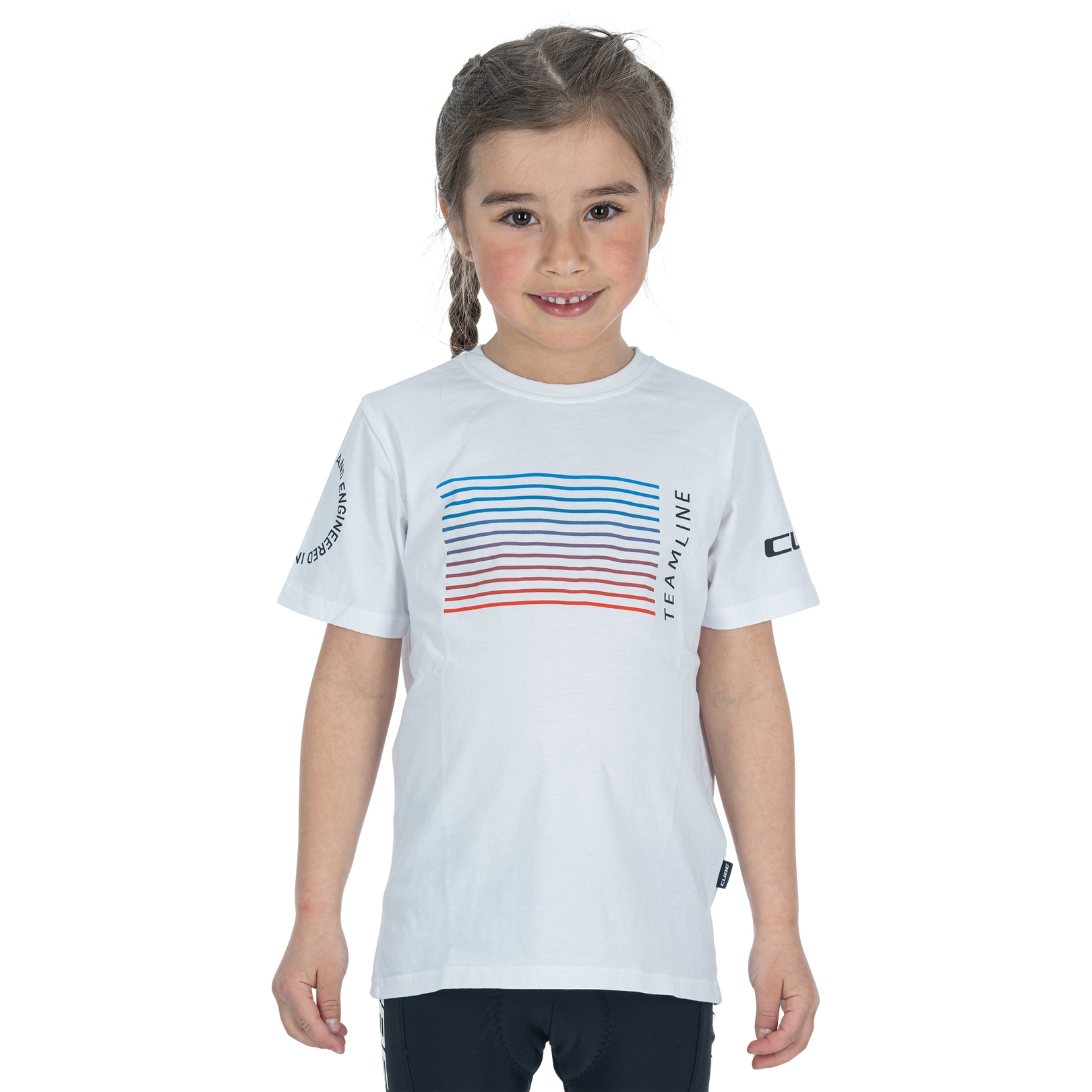 Picture of CUBE Organic Teamline T-Shirt Kids - white