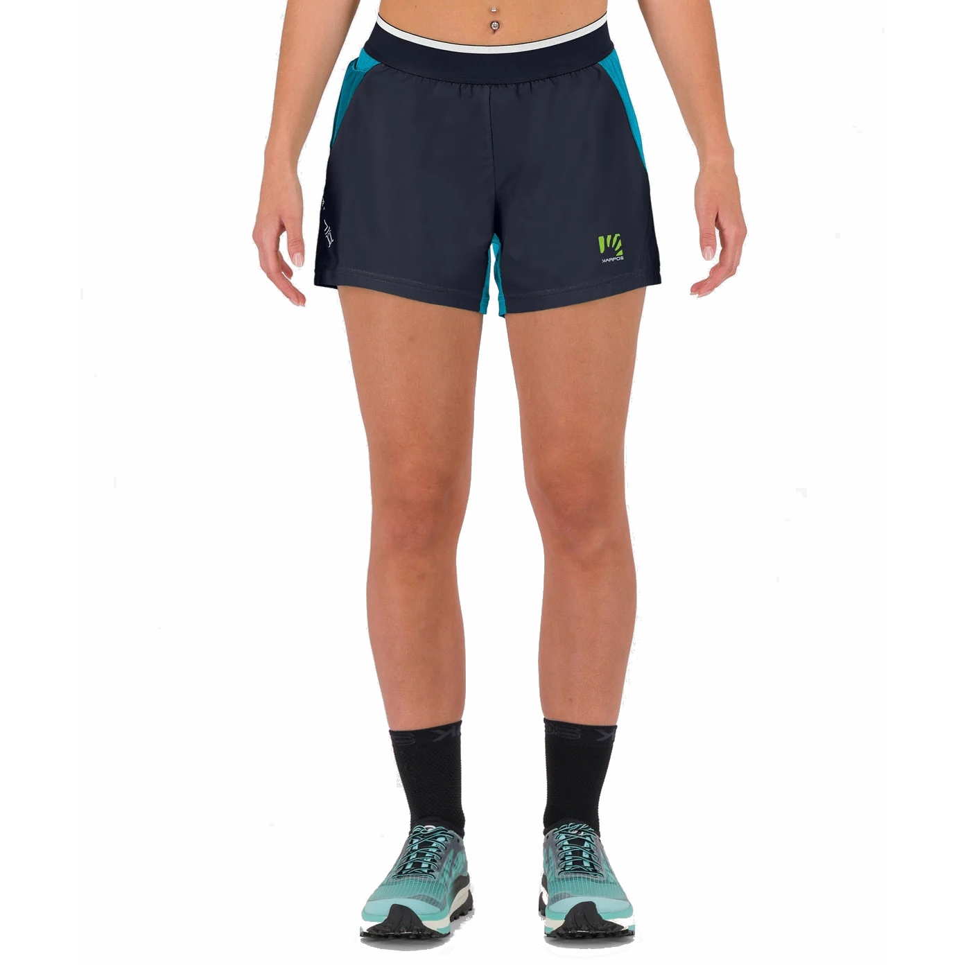 Picture of Karpos Fast Evo Running Shorts Women - sky captain/blue atoll