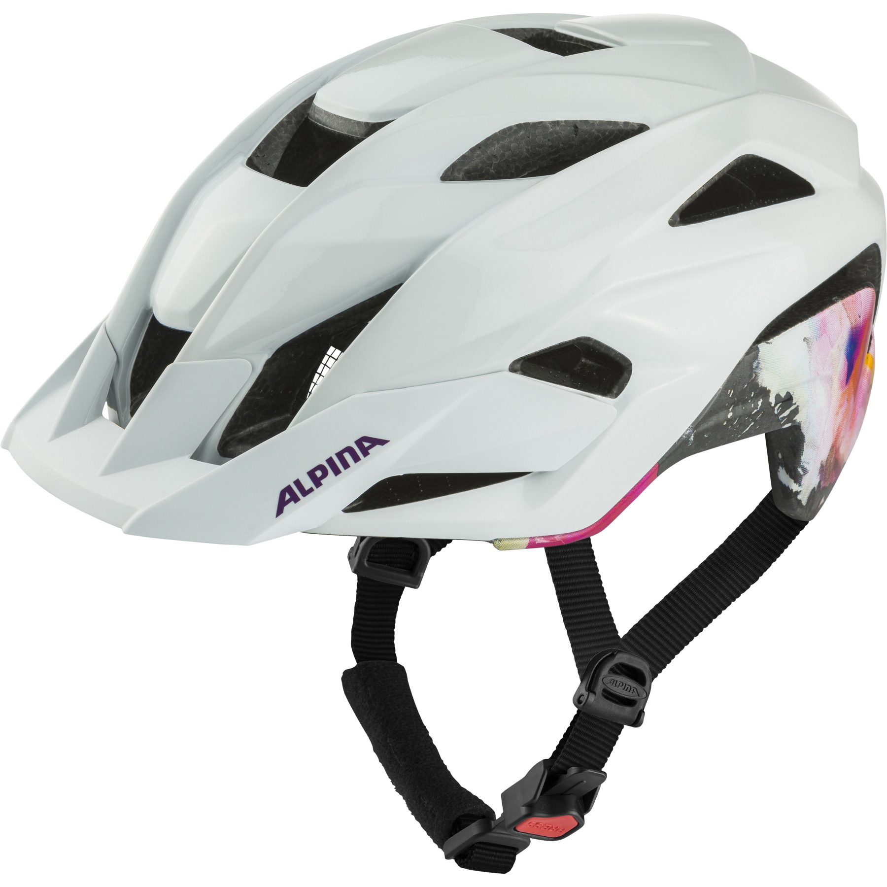 Picture of Alpina Kamloop Bike Helmet - Michael Cina white gloss